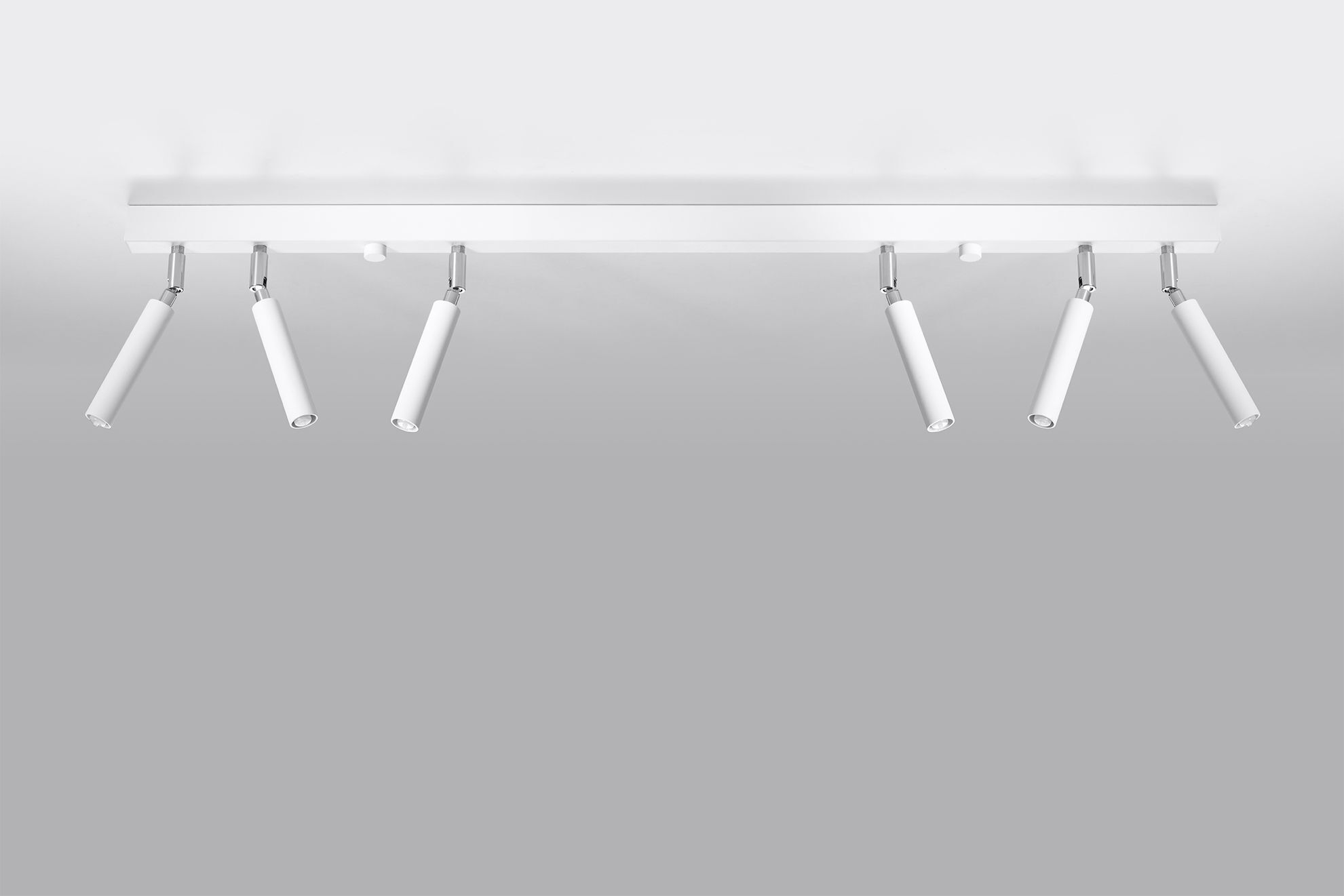 Spot Lampe blanche 6 flammes G9 100 cm de long orientable