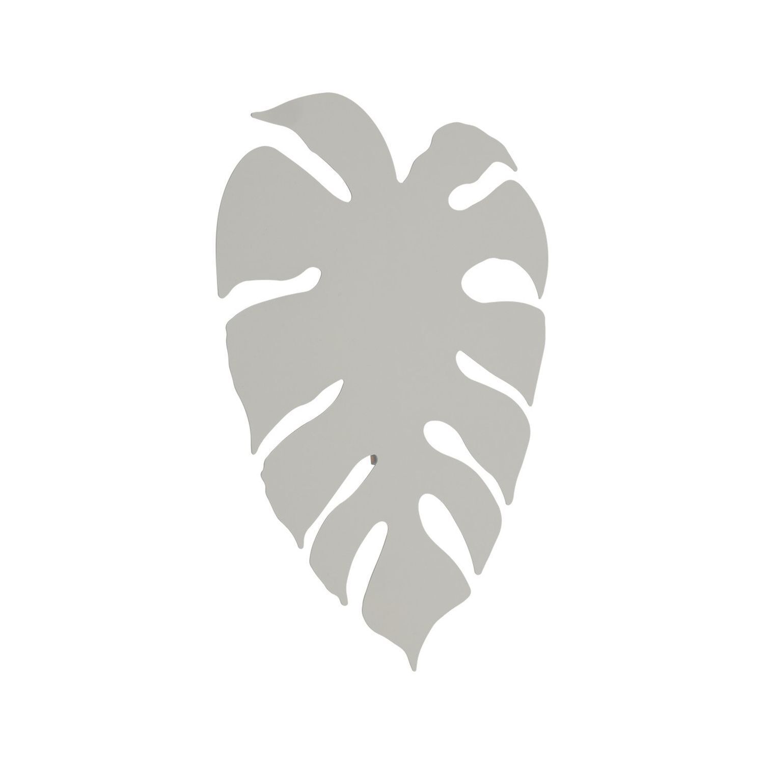 Applique Métal Beige H : 40c m Monstera feuille 3x G9 Blatt, Pflanze, Schablone