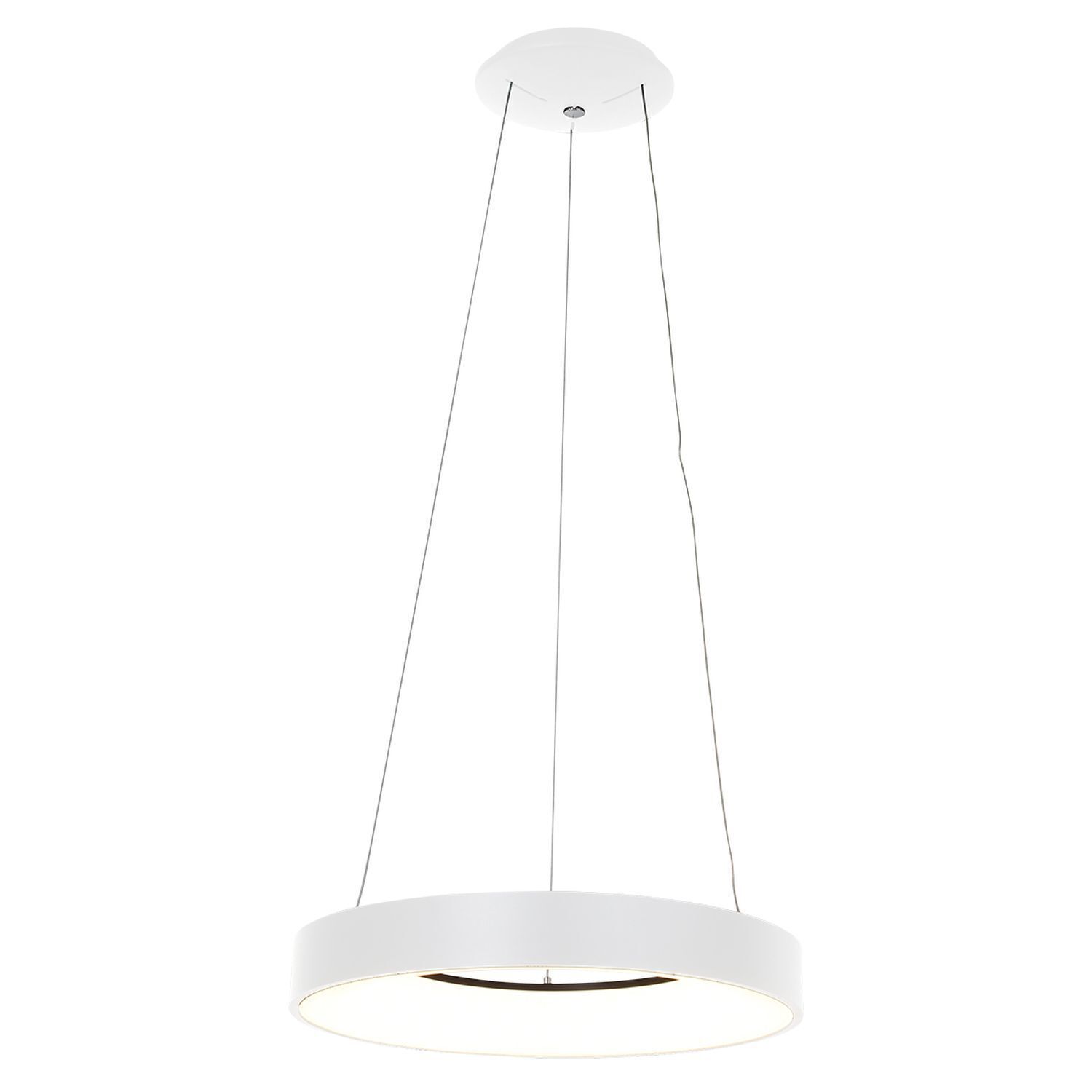 Lampe LED ronde à suspendre Blanc Ø48 cm 2700 K 30 W confortable