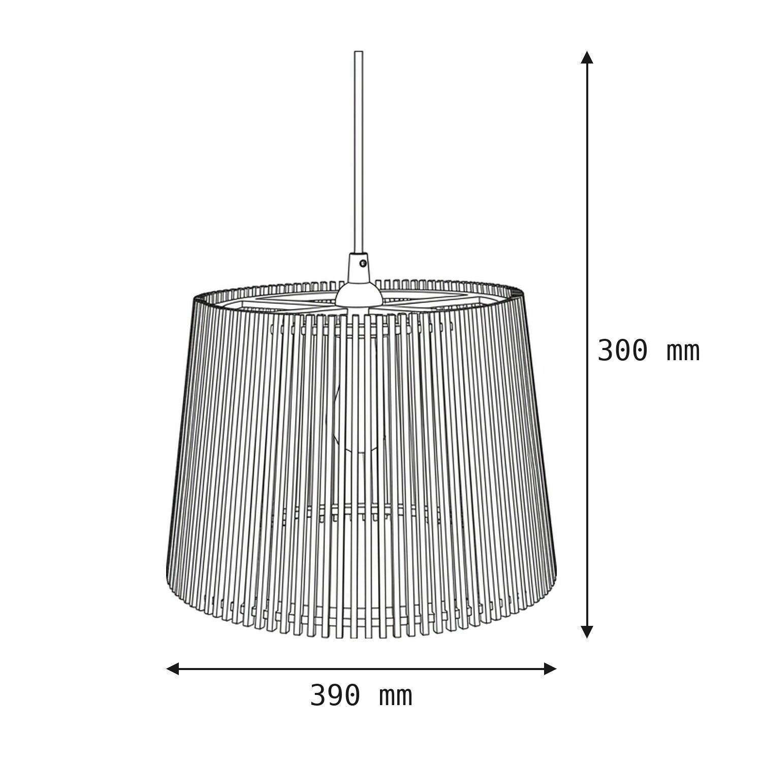 le126716-pendelleuchte-wohnzimmer-esszimmer-terrasse-balkon-innen-aussen-holz-matt-modern-natuerlich-e27-braun-schwarz-06 pendant lamp, drahtgestell, lampshade, deckenleuchte, metallisch grau