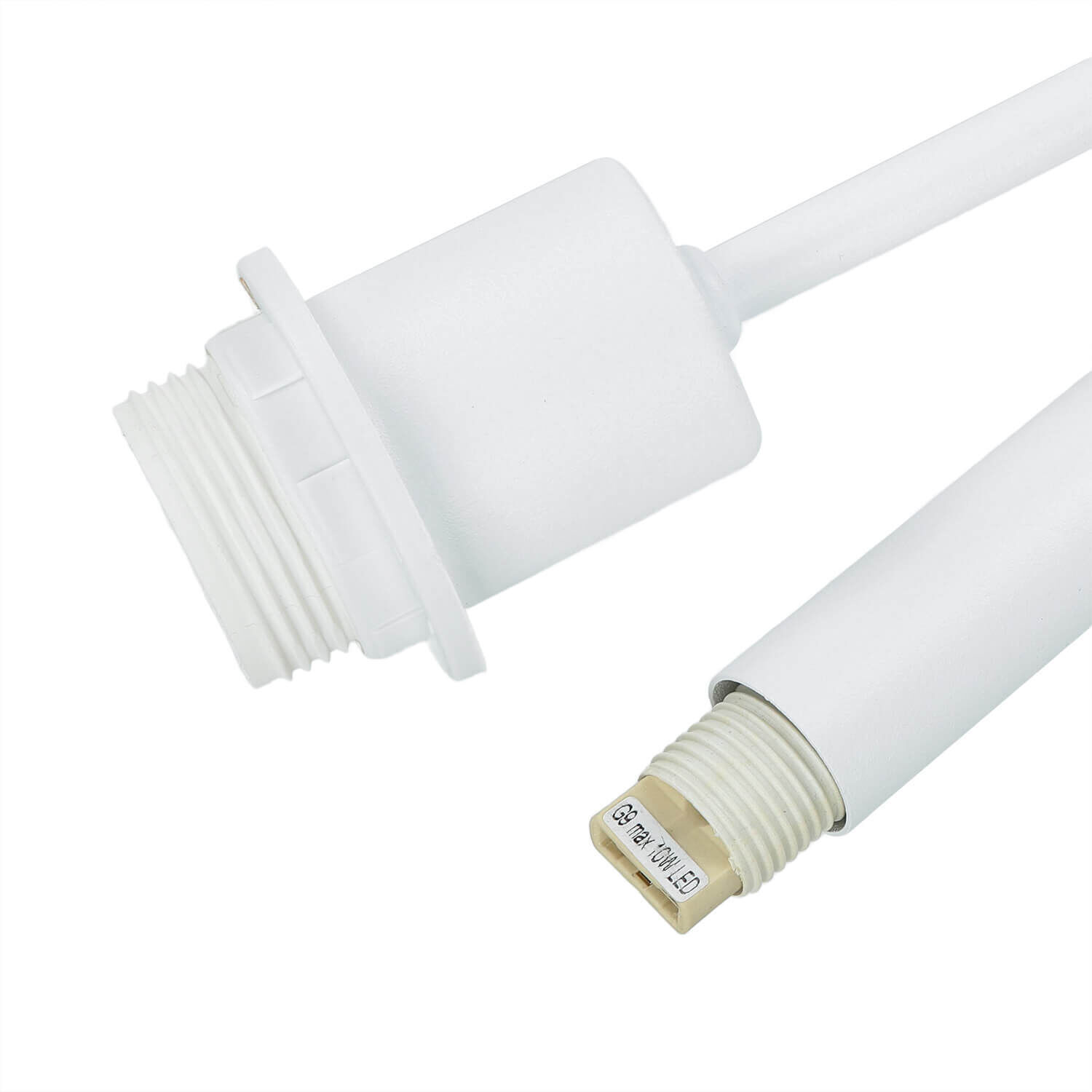 Applique avec col de cygne Blanc E27 + G9 H : 50 cm Kabel