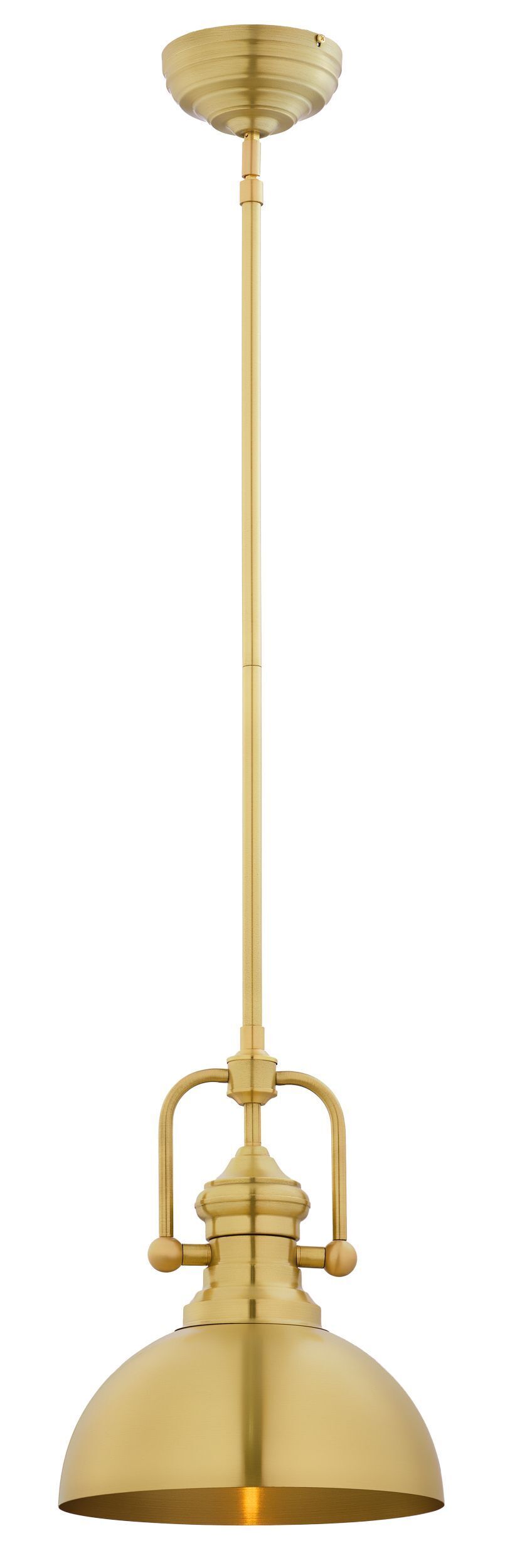 Plafonnier rond Loft métal E27 Ø30,5 cm en cuivre