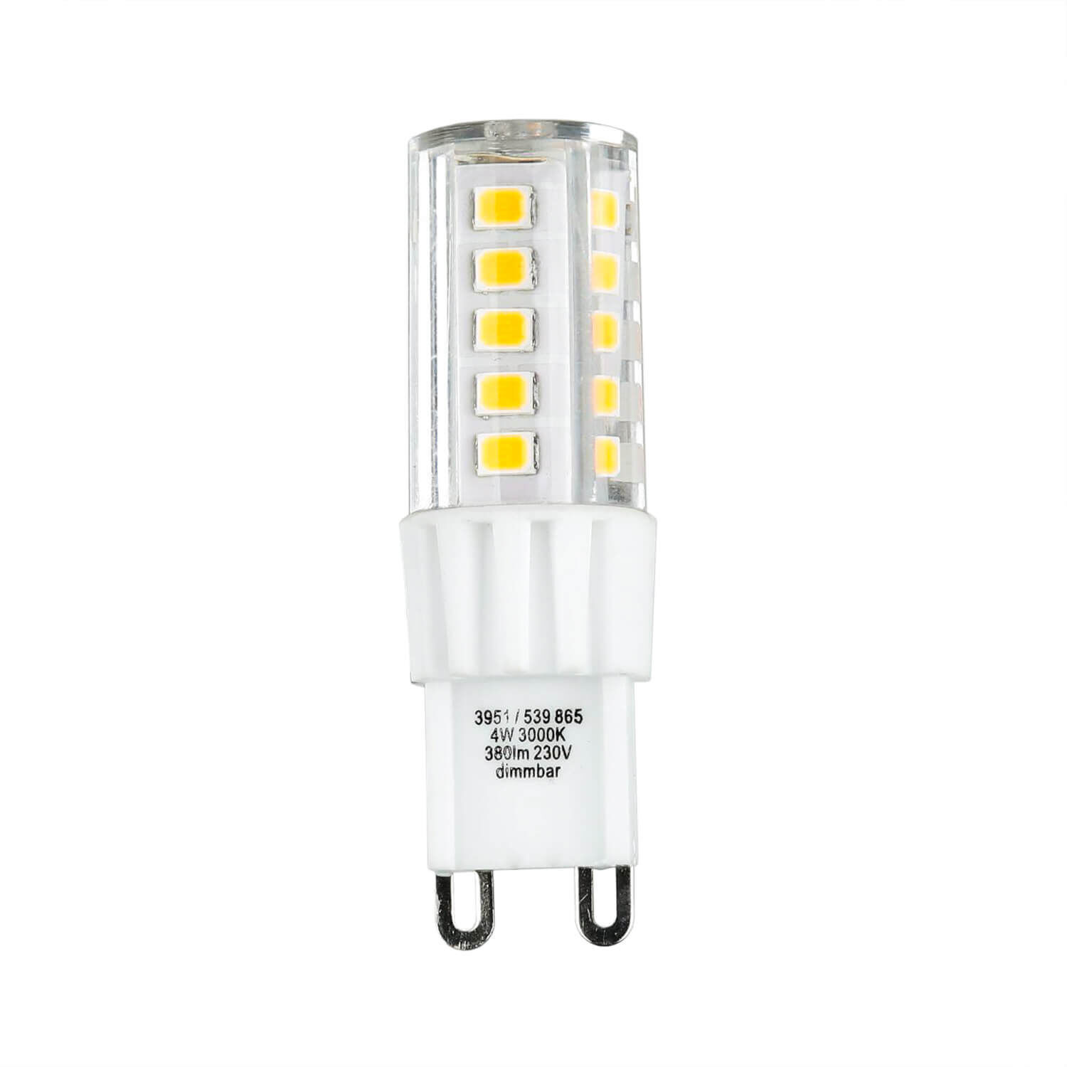 Ampoule LED à intensité variable G9 4 Watt 3000 K 365 lm - LM103