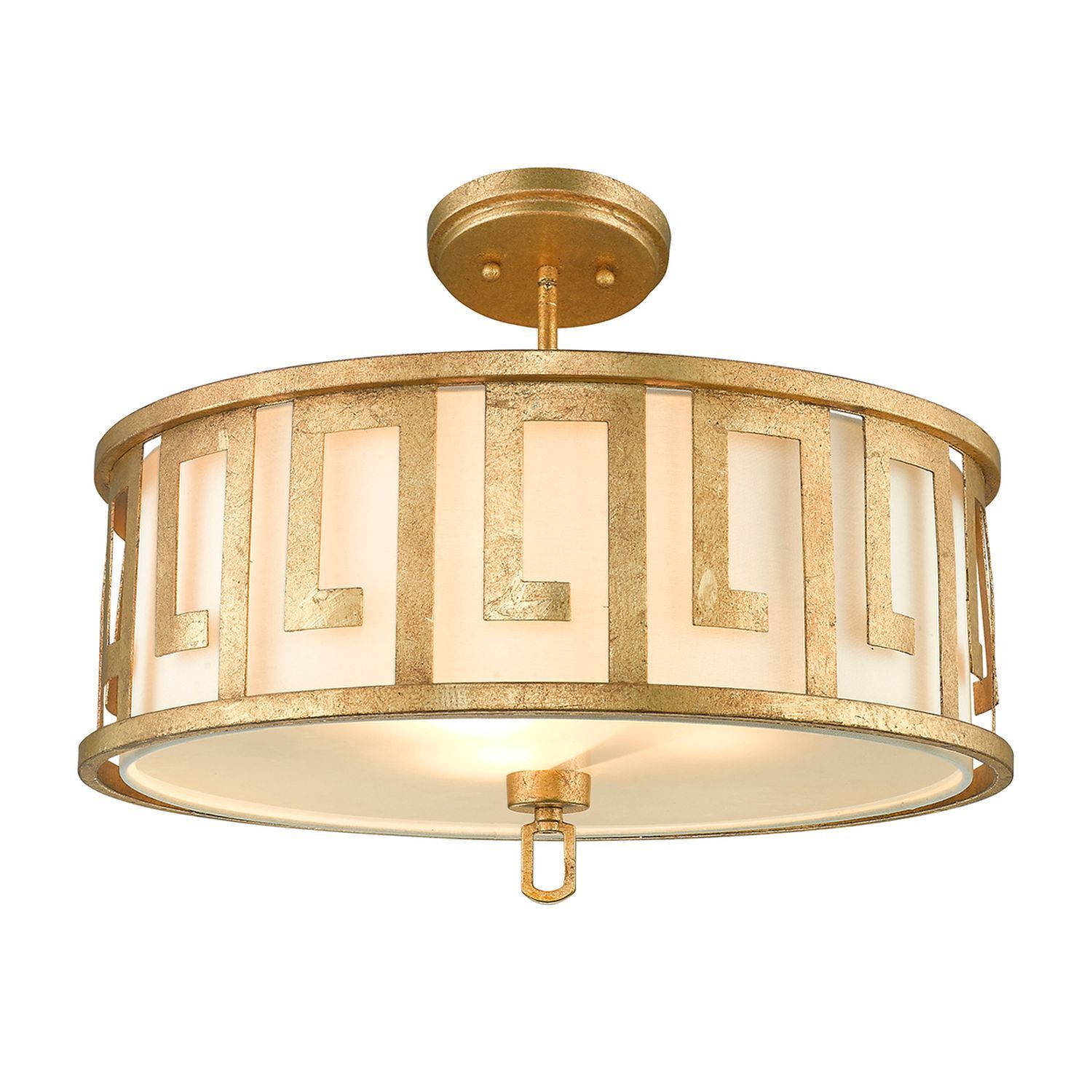 deckenleuchte-deckenlampe-airoso-3-flammig-gold-elfenbein-vintage-mediterran-755-2 decke, gold, pendelleuchte, rund, geometrisch