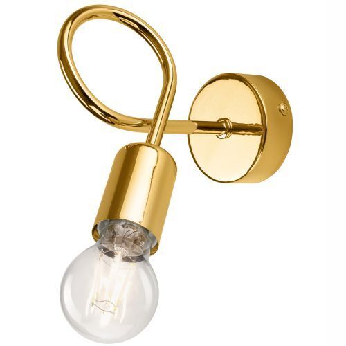 Lampe murale stylée MADALYNN Or Métal Lampe