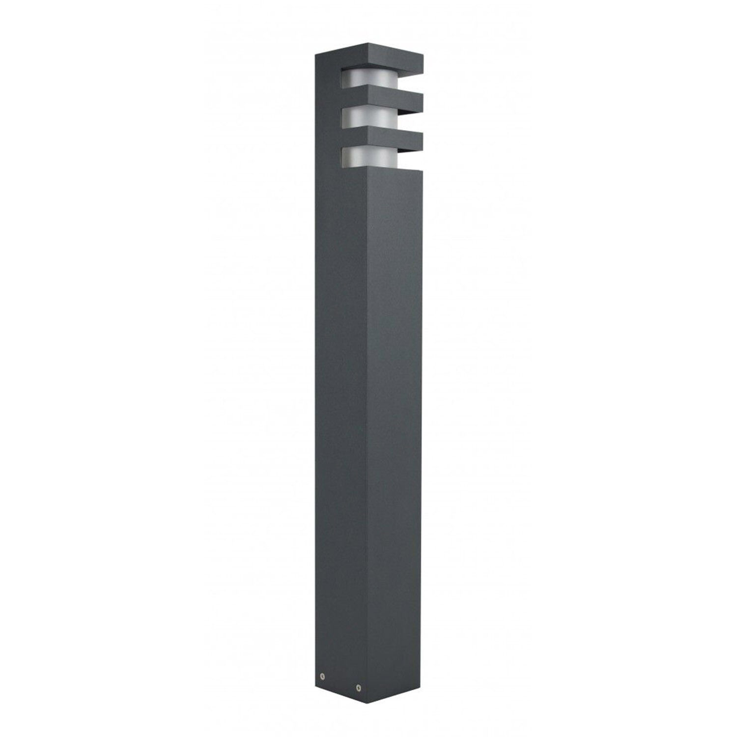 Lampe d'allée moderne anthracite 75cm IP54 E27