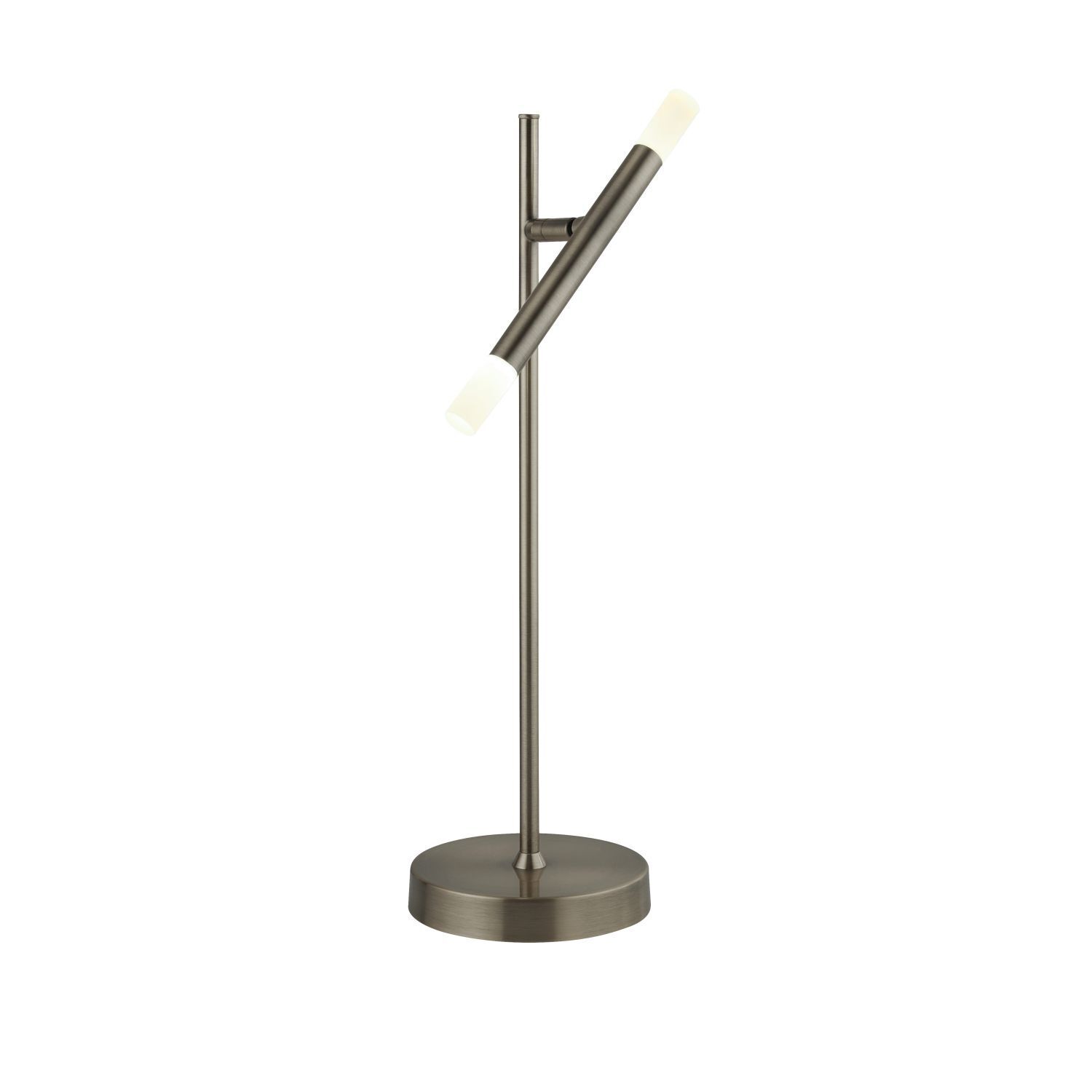 Lampe de table LED ajustable nickel mat 2700 K 117 lm 48,5 cm