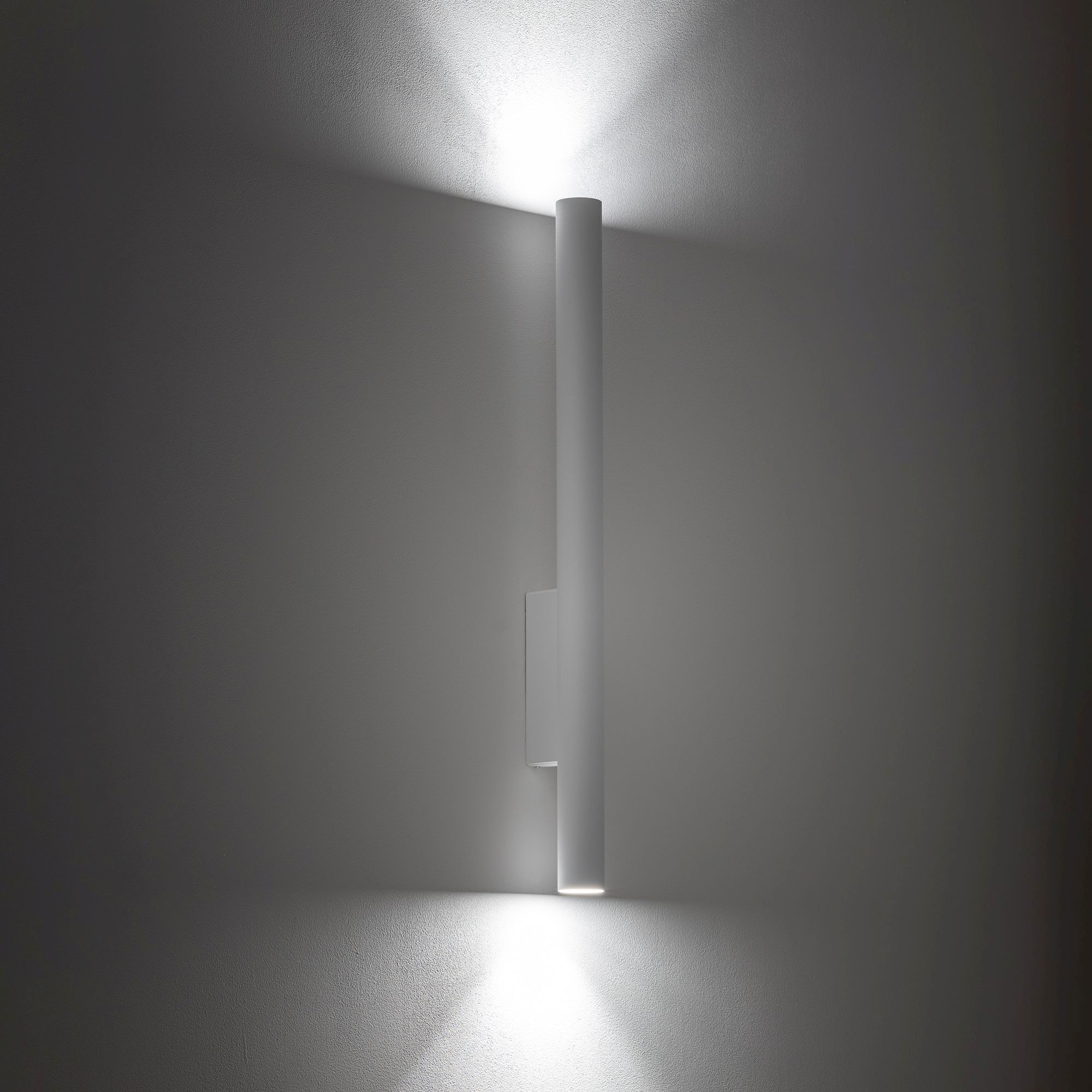 Wandlampe, LED, weiße Leuchte, Wandmontage, Beleuchtung