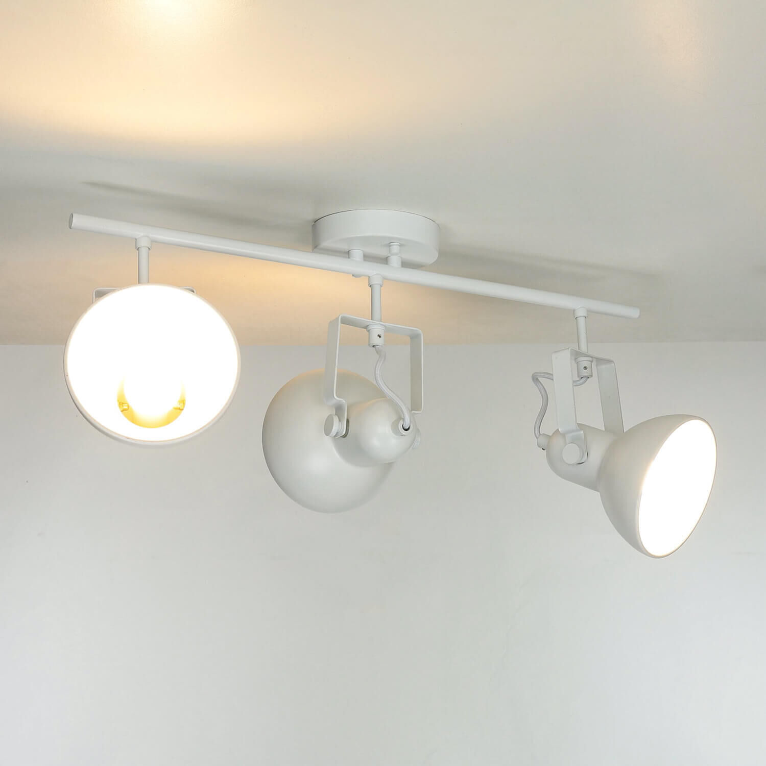 Spot Lumière blanche Métal 3x E14 Rétro pratique Leuchte, Deckenleuchte, Beleuchtung