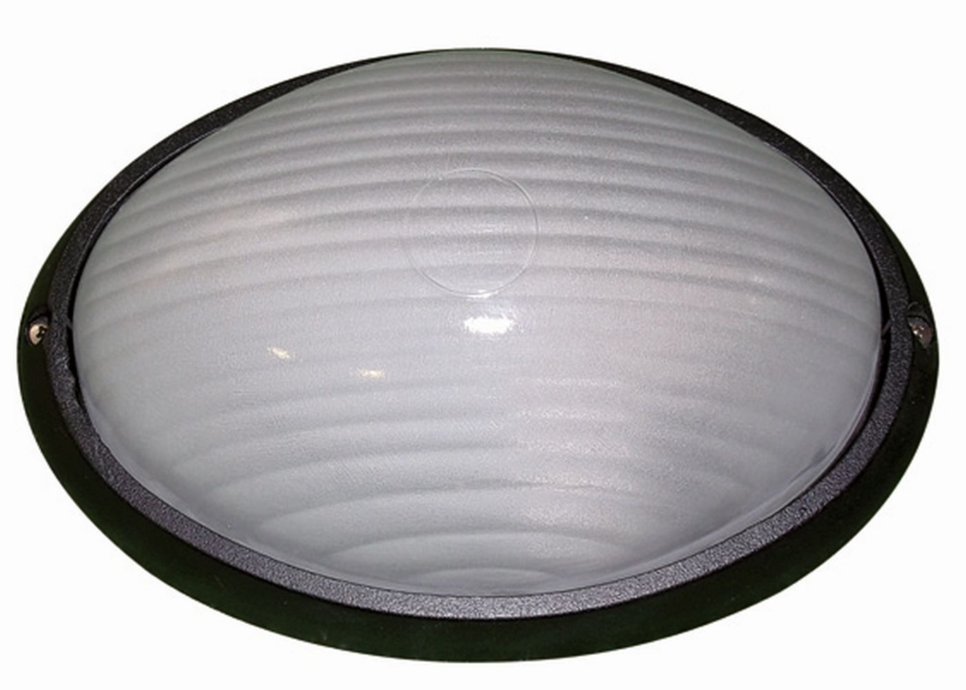 Maritime Außenlampe Schwarz Weiß IP44 B:22cm Bullauge Teller, Deckenleuchte
