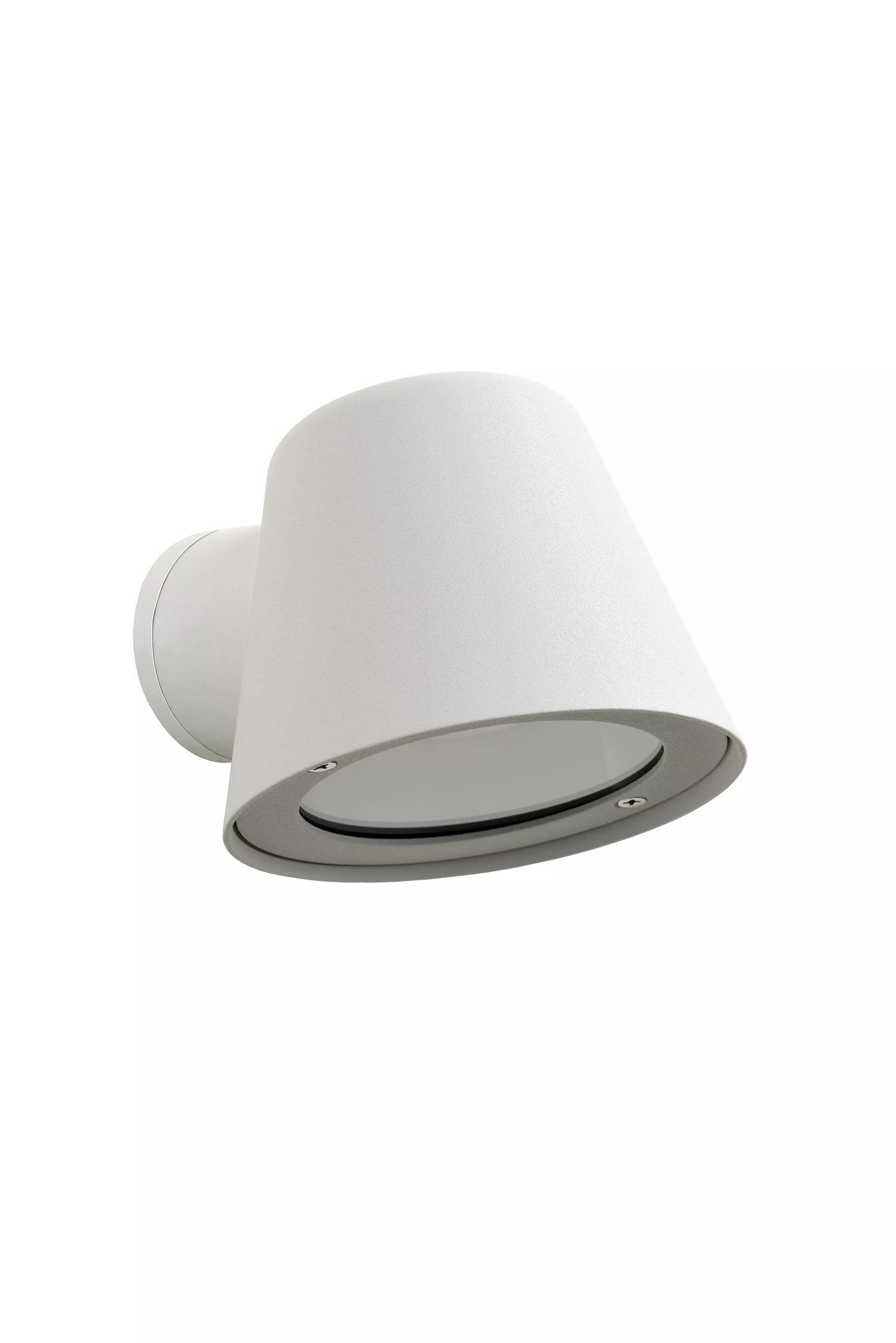 Applique extérieure Métal Blanc IP44 P:14,5 cm GU10 Maison