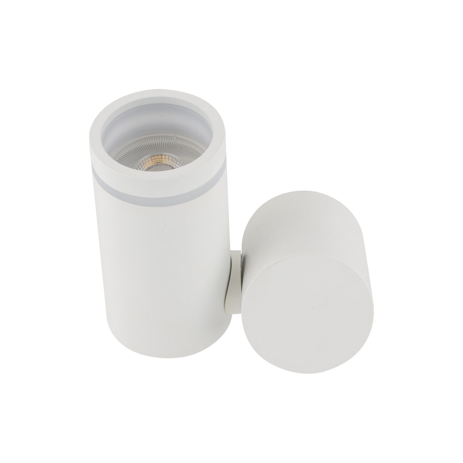 Applique murale Blanc Métal ajustable H : max. 13,5 cm GU10