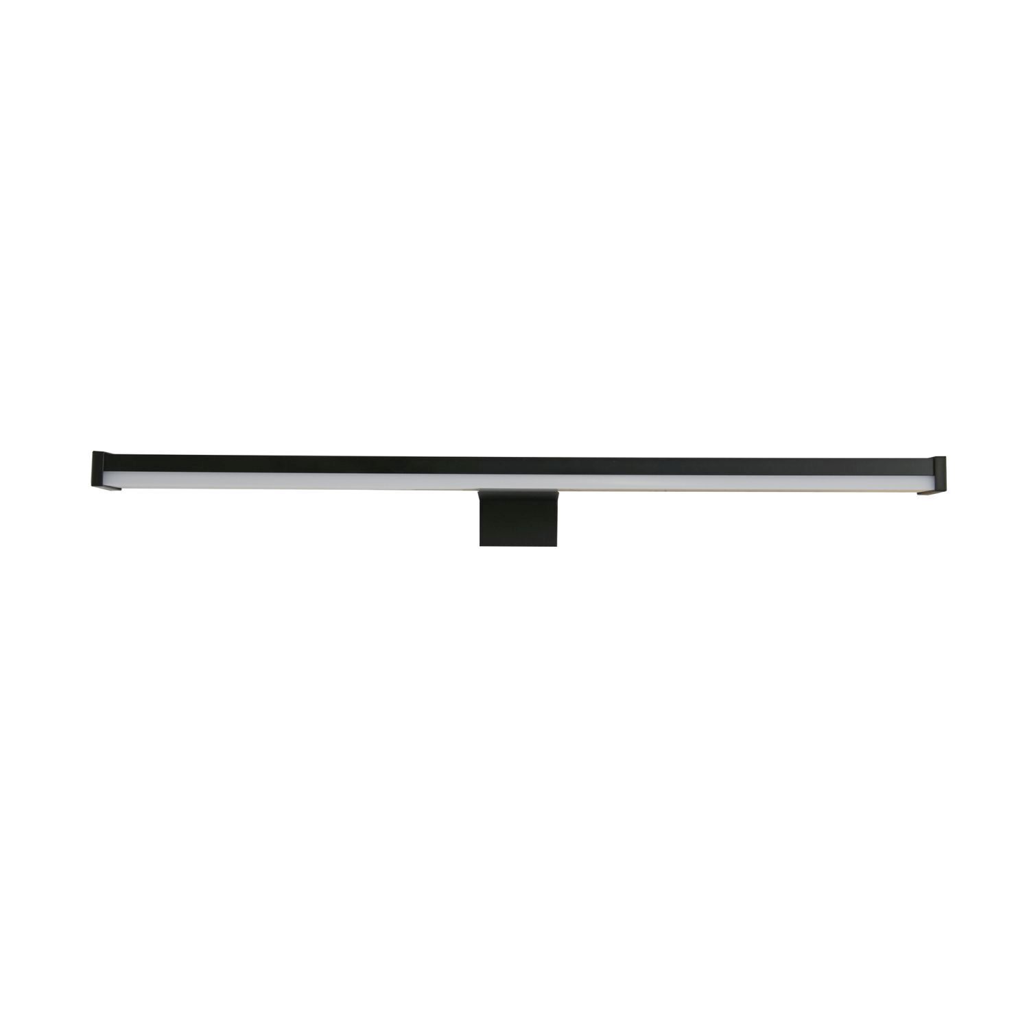 Lampe à miroir LED noire aluminium IP44 9 W 3000 K
