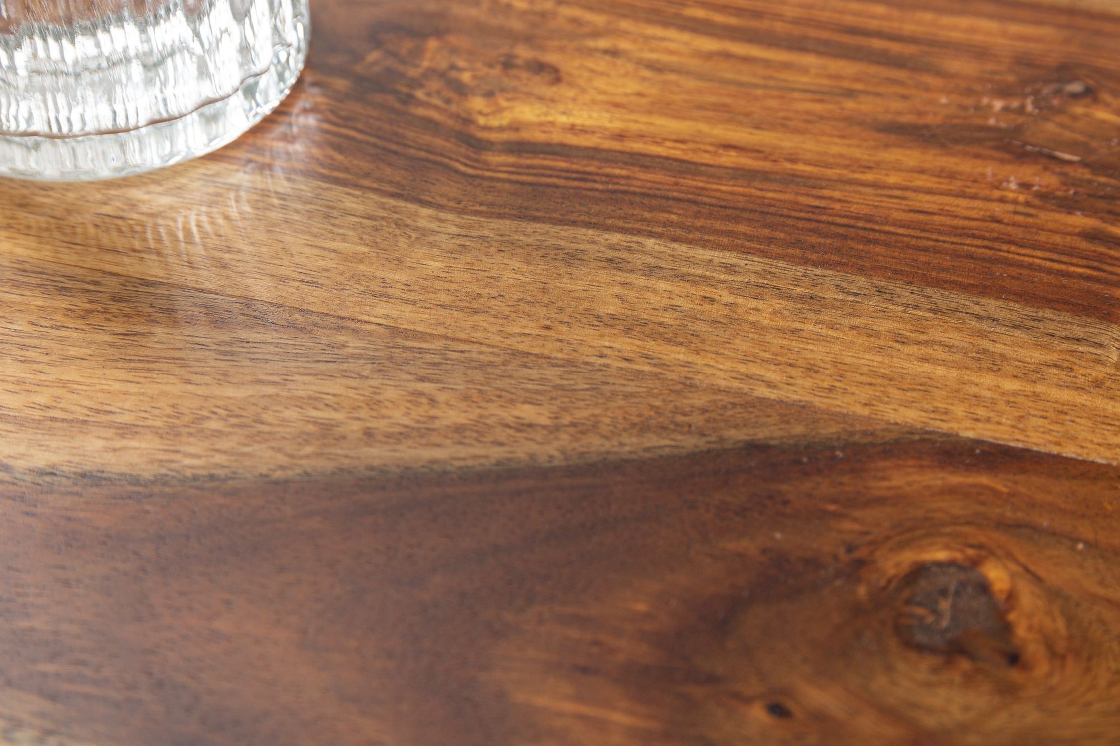 Table de salle à manger en bois de Sheesham massif 80 x 80 cm Table de salle à manger en bois de Sheesham massif 80 x 80 cm