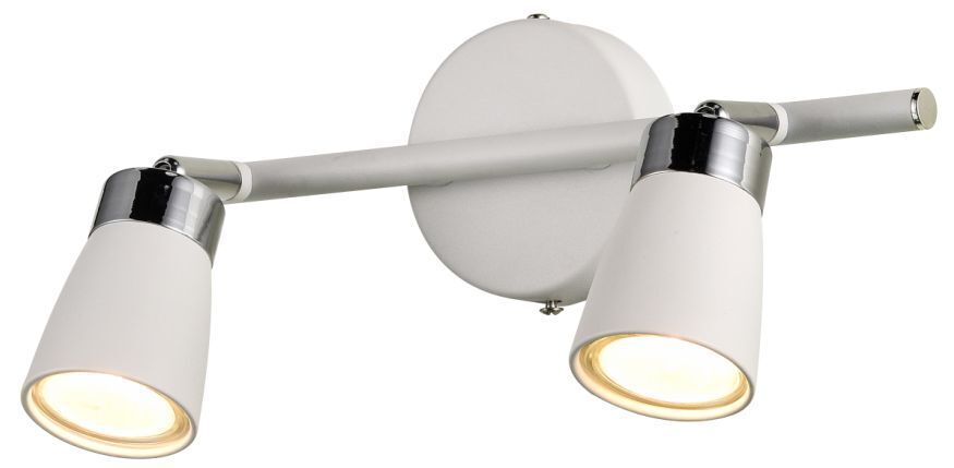 Spot à poser Lampe d'intérieur blanc orientable Métal