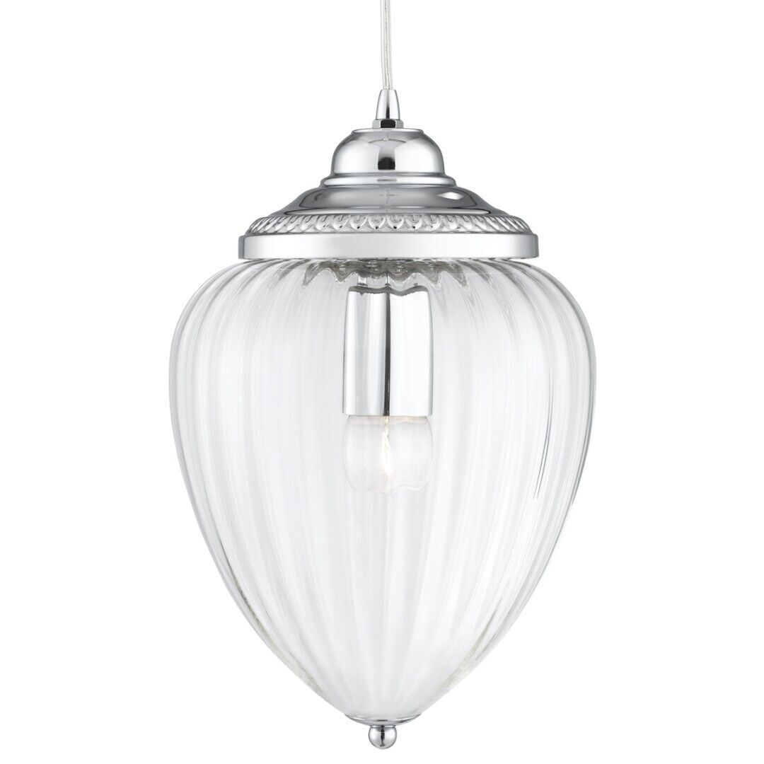 Suspension rustique ronde E27