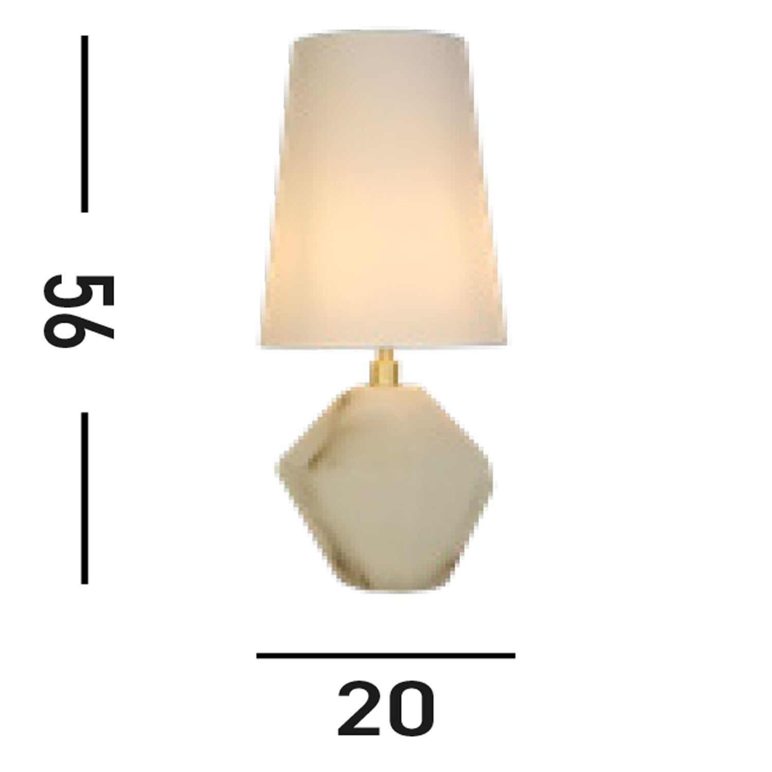 Tischlampe, Beige Lampe, Lampenfuß, Moderne Beleuchtung, Schreibtischleuchte