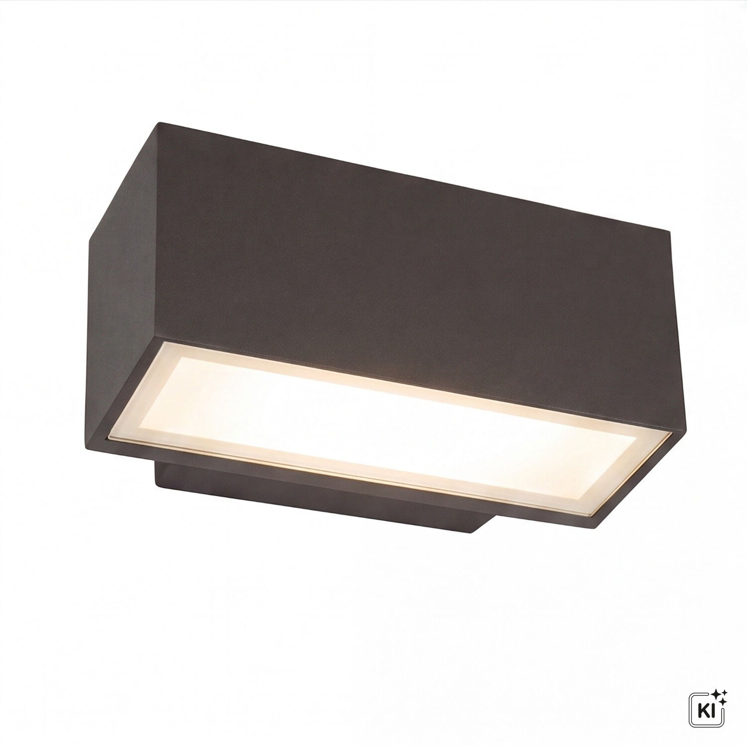 Wandlampe, Außenleuchte, Wandleuchte, LED-Lampe, Schwarz