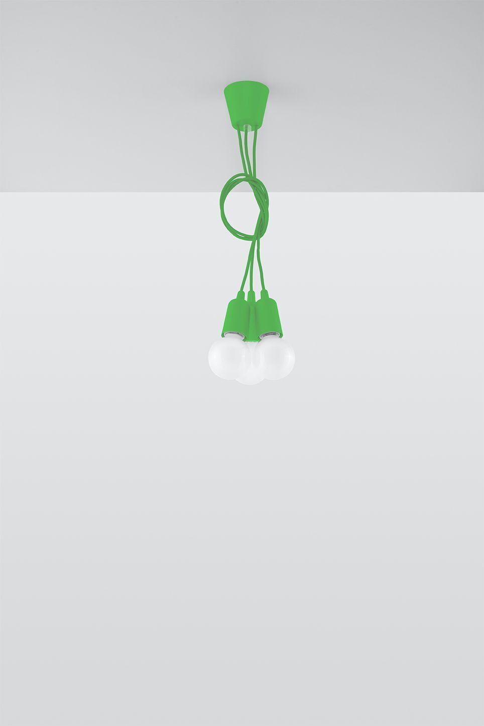 Suspension NESSA Vert réglable jusqu'à 90cm Rétro