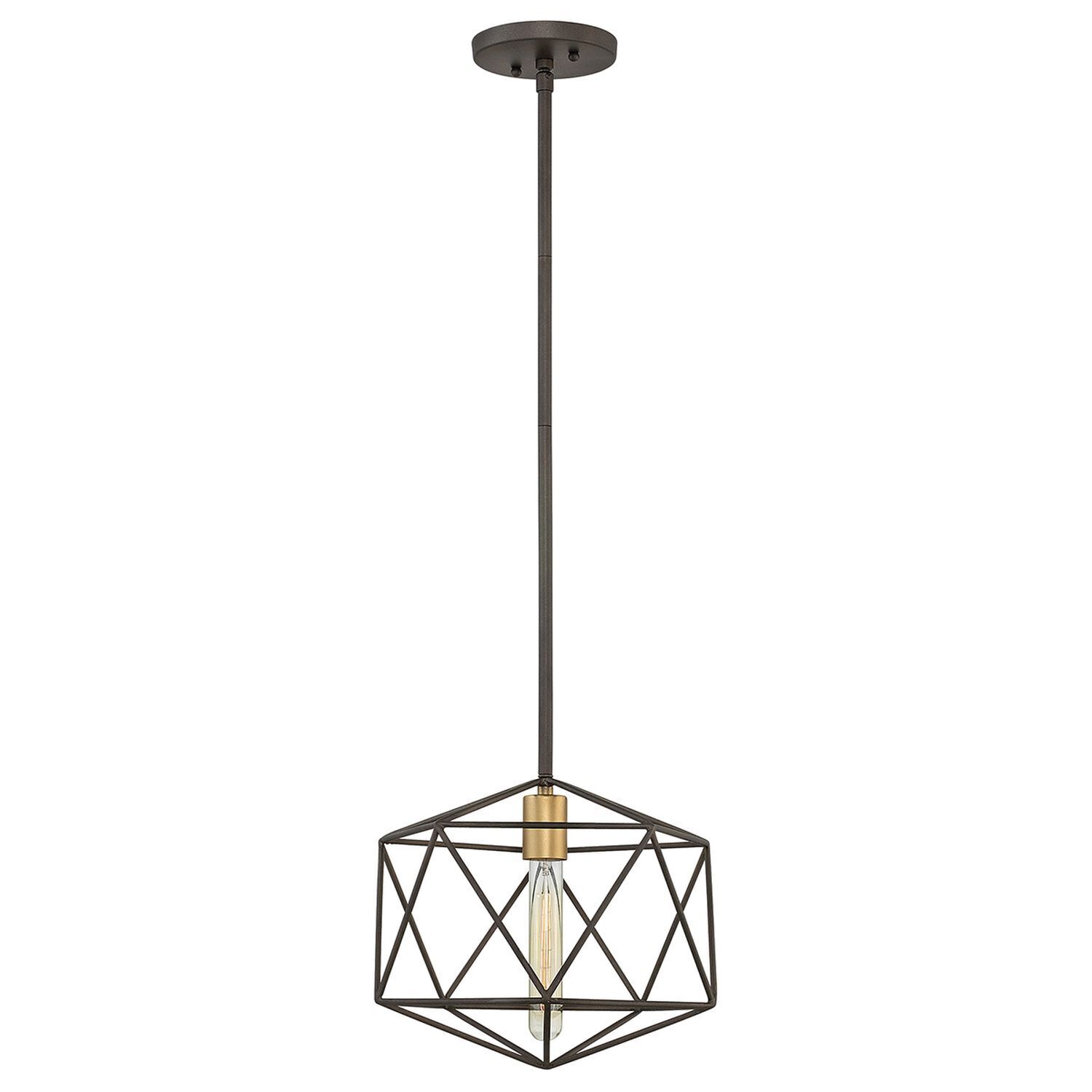 Plafonnier en métal en bronze ajustable E27