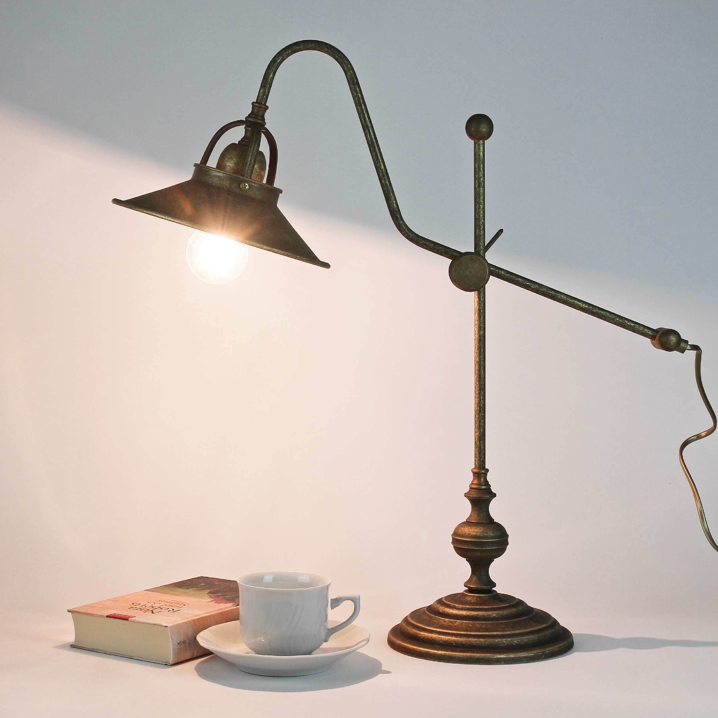 Antike Wandleuchte Country Premium Lampe, Tasse, Lampenschirm