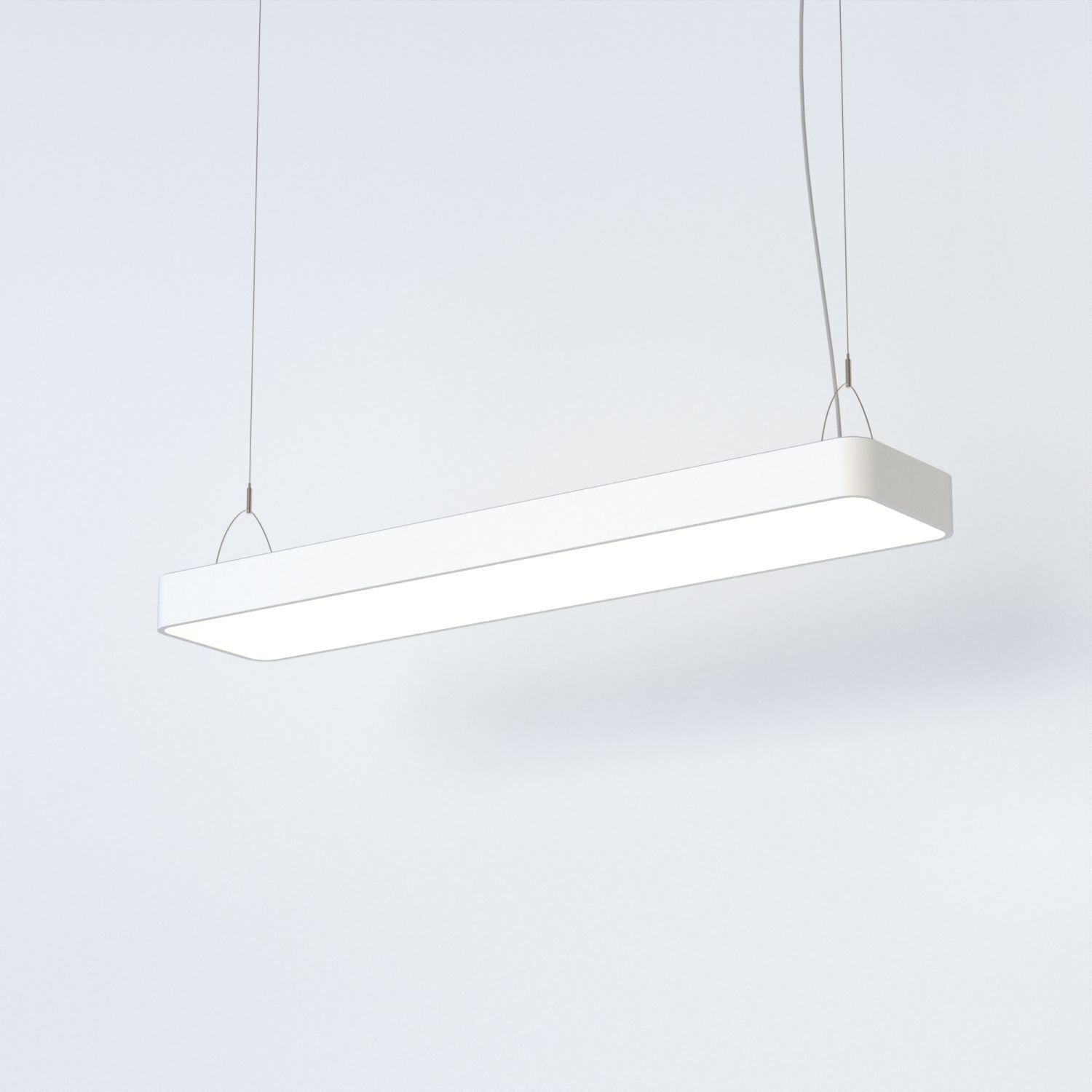 Suspension Blanc T8 LED avec 3000 K blanc chaud L : 93,5 cm long