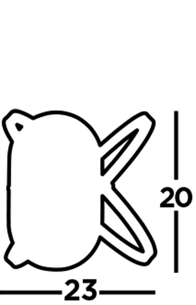 Applique murale Rustique L : 23 cm H : 20 cm petit métal E14
