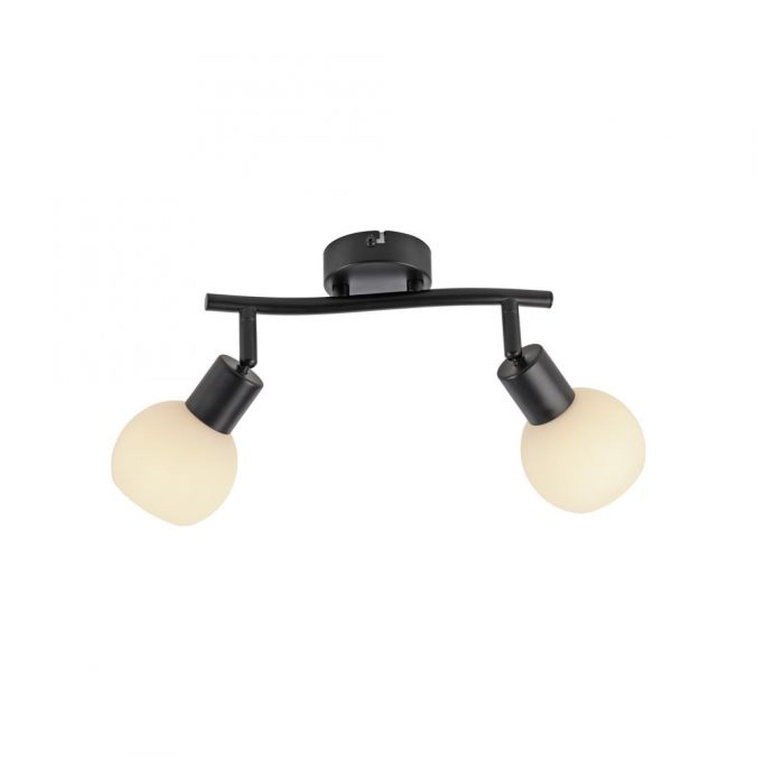 Spot de plafond verre métal 43 cm incl E14 5 W flexible