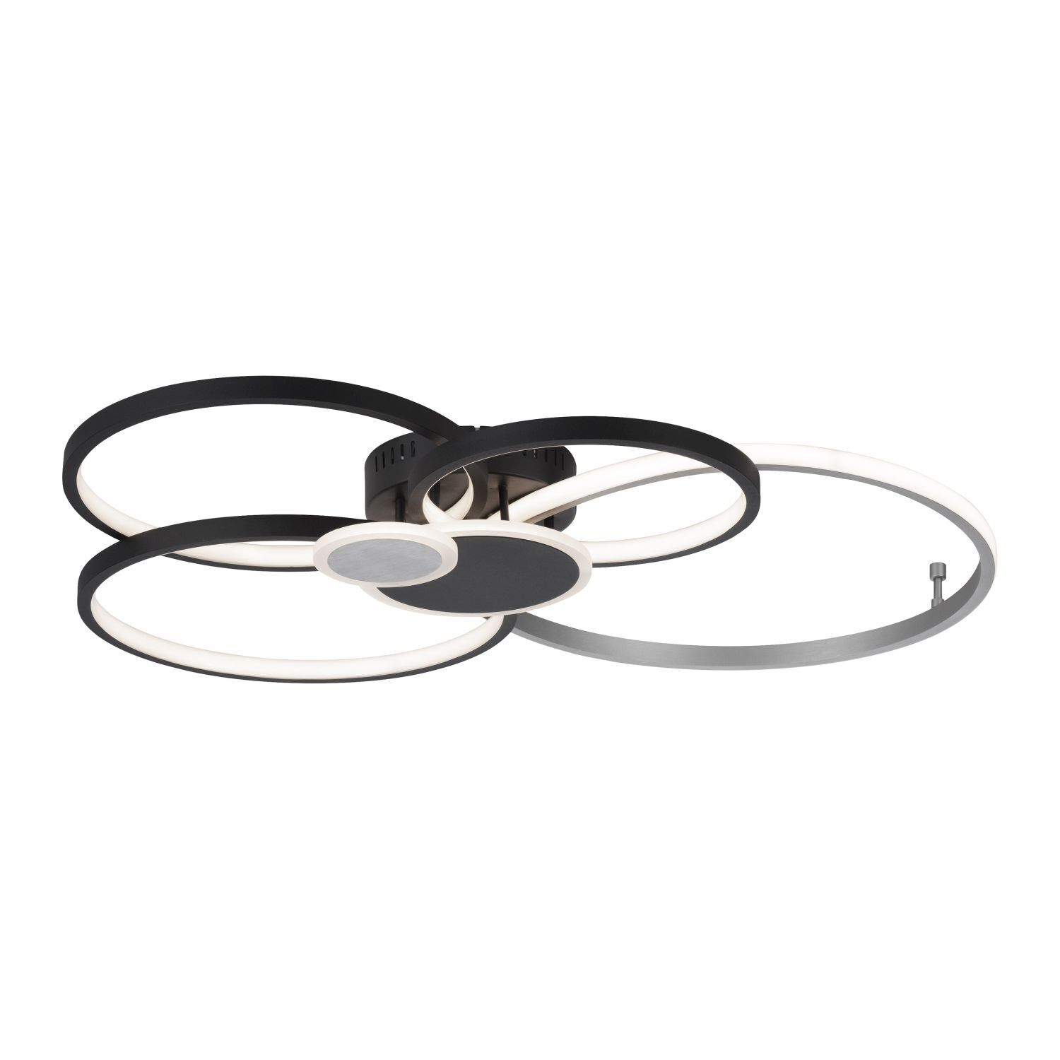 Lampe de plafonnier LED Noir Aluminium Métal L:85 cm 35 W