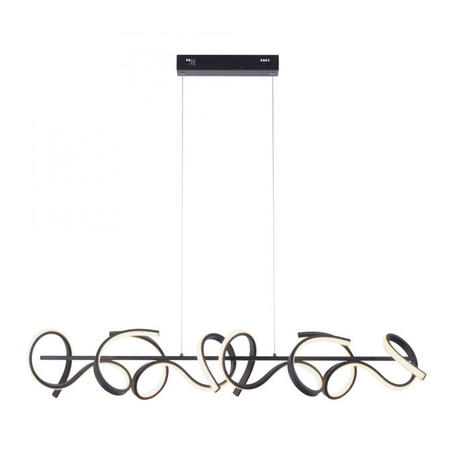 Suspension LED dimmable noir 10 W 1330 lm L:99 cm