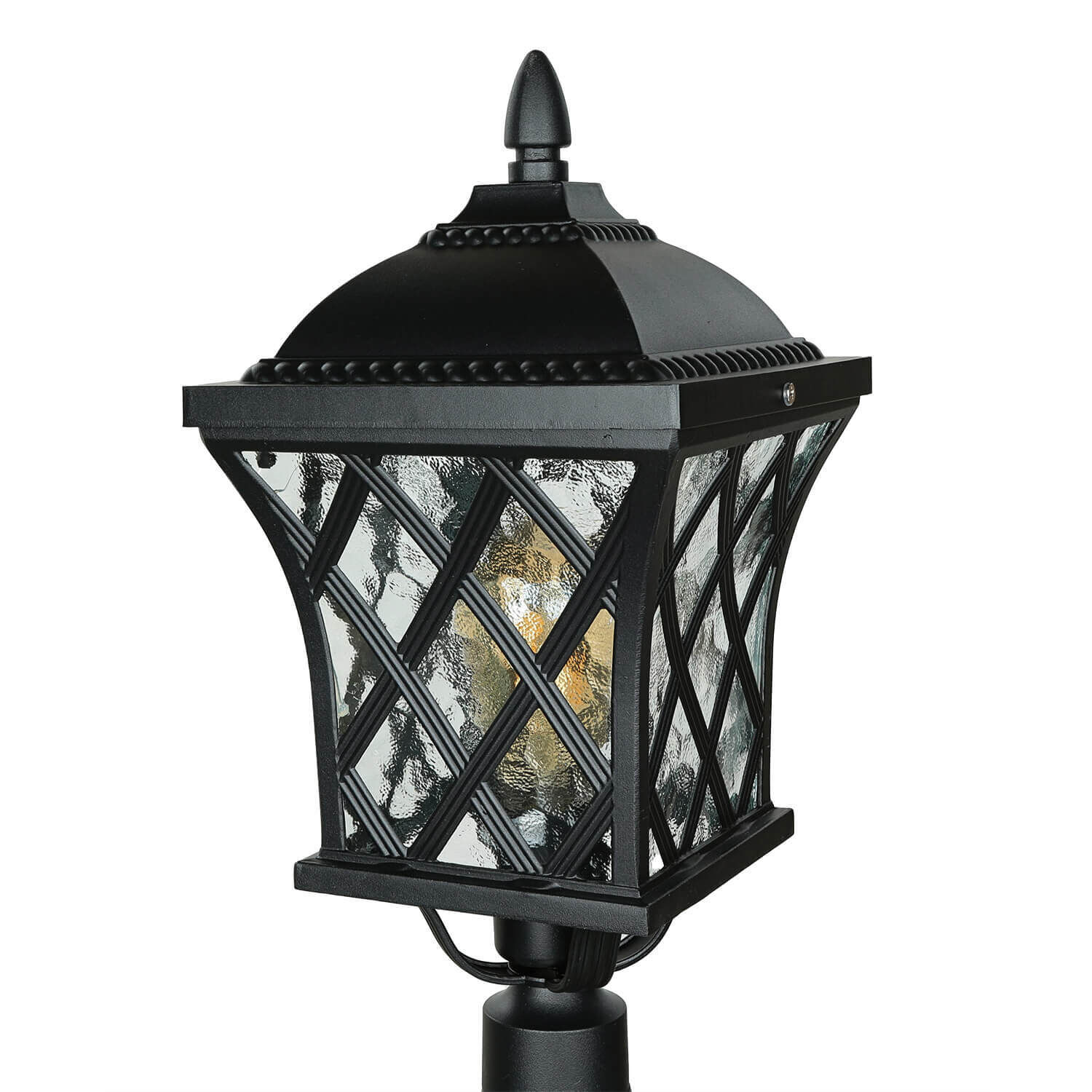 Lampadaire extérieur classique en anthracite