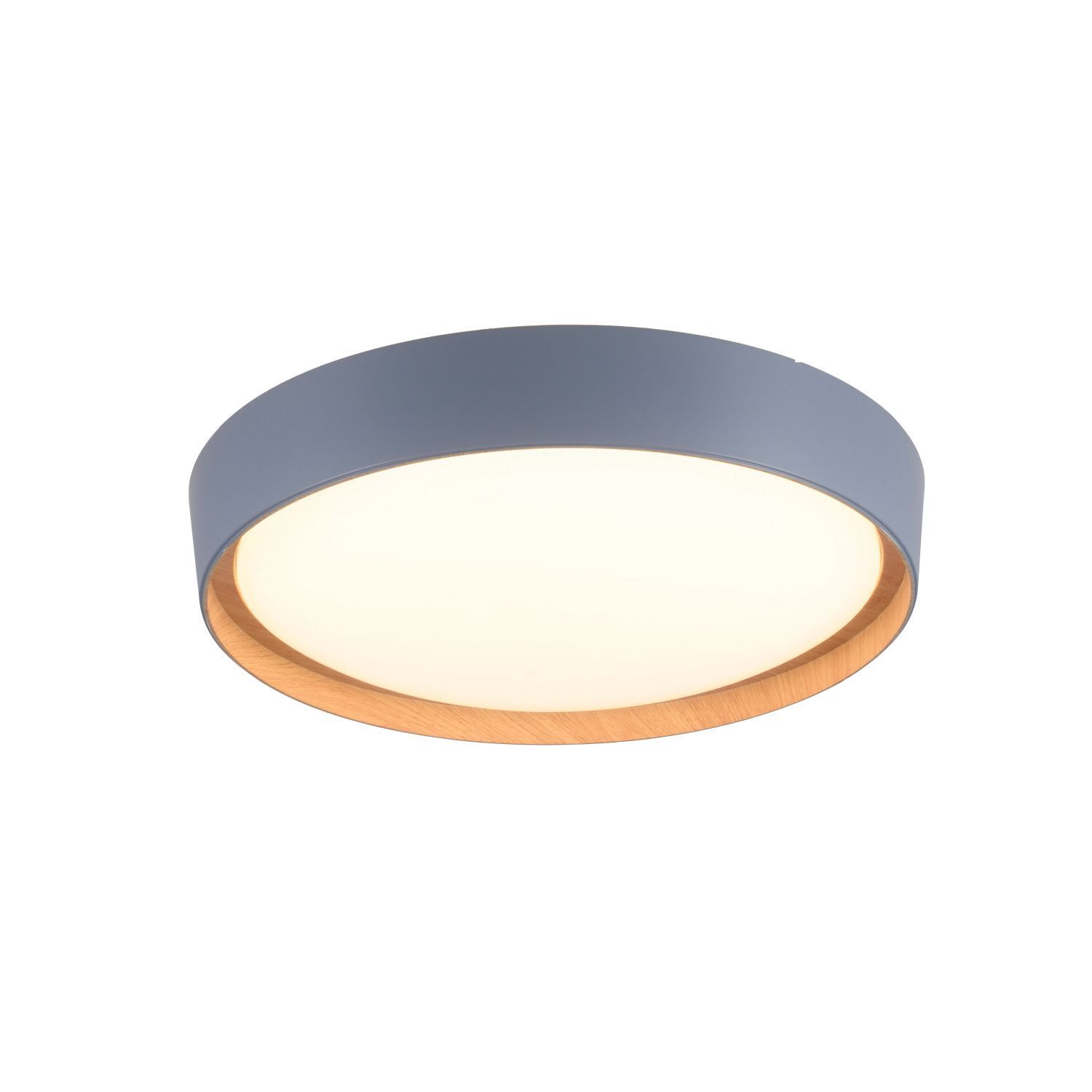 Plafonnier LED Gris Naturel Ø40 cm 3400 lm dimmable