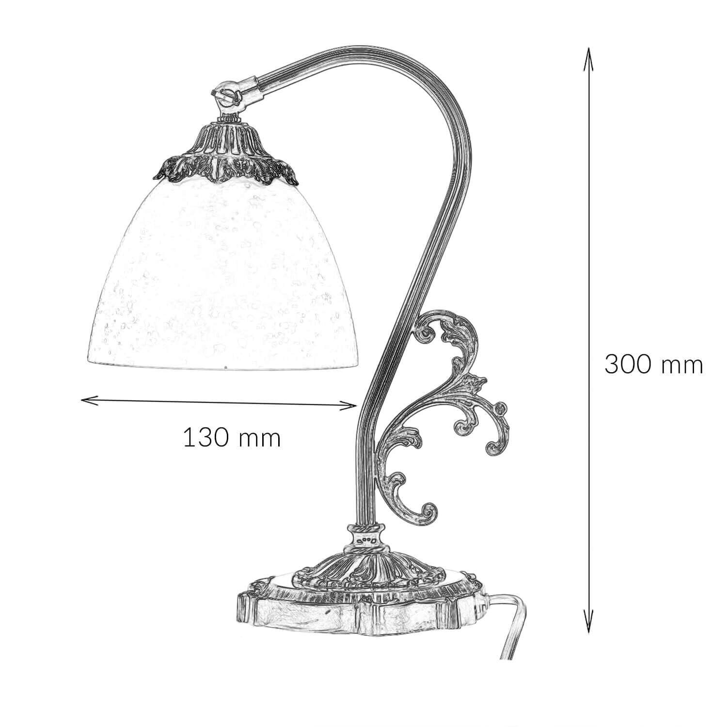 Lampe de chevet Beatrice Art Nouveau