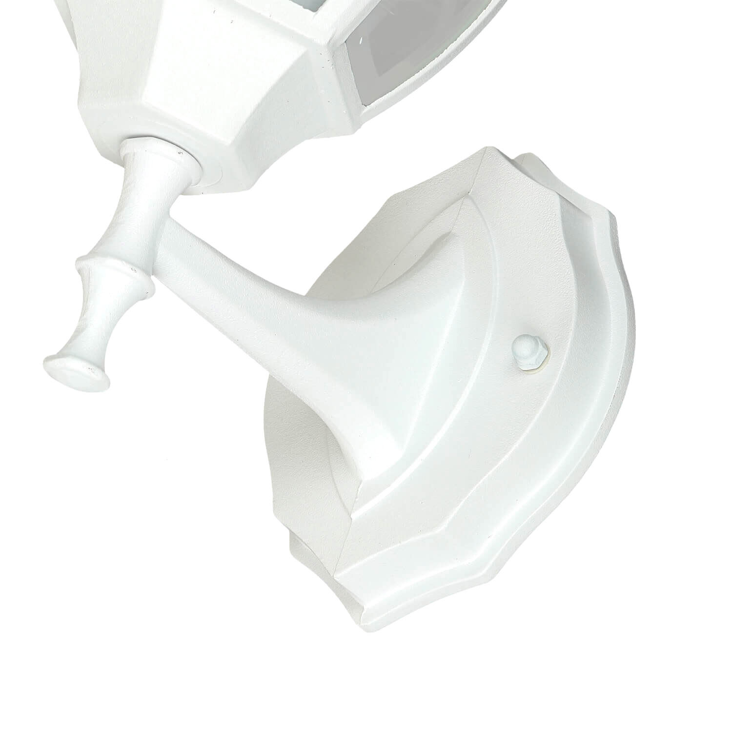 Applique blanche d'extérieur Lanterne rustique LYON H:35,5cm Applique blanche d'extérieur Lanterne rustique LYON H:35,5cm