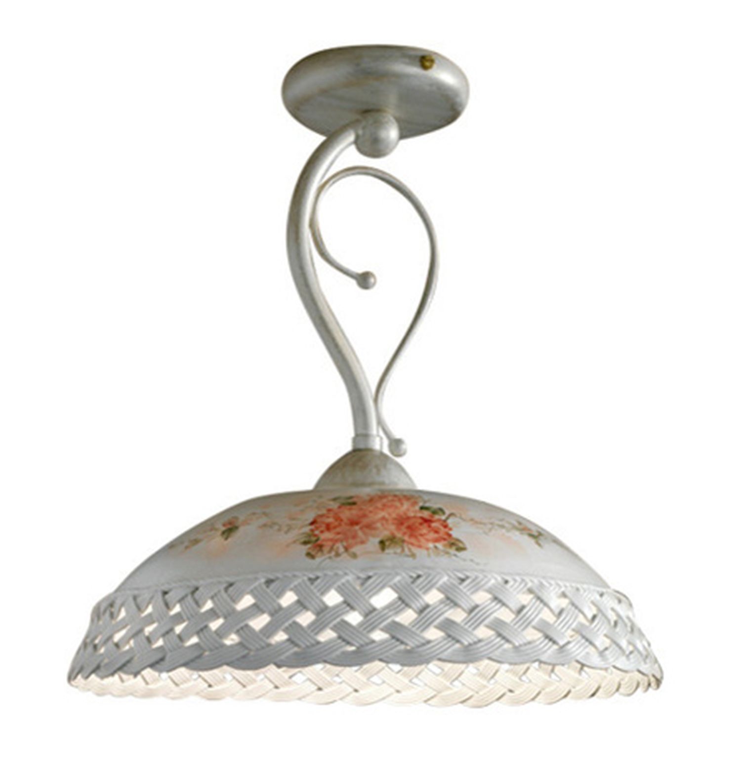 Plafonnier en céramique E27 Ø 32 cm rond ROSITO