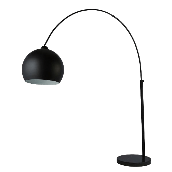 Tischlampe, Schreibtischlampe, Armlampe, schwarz, Metall