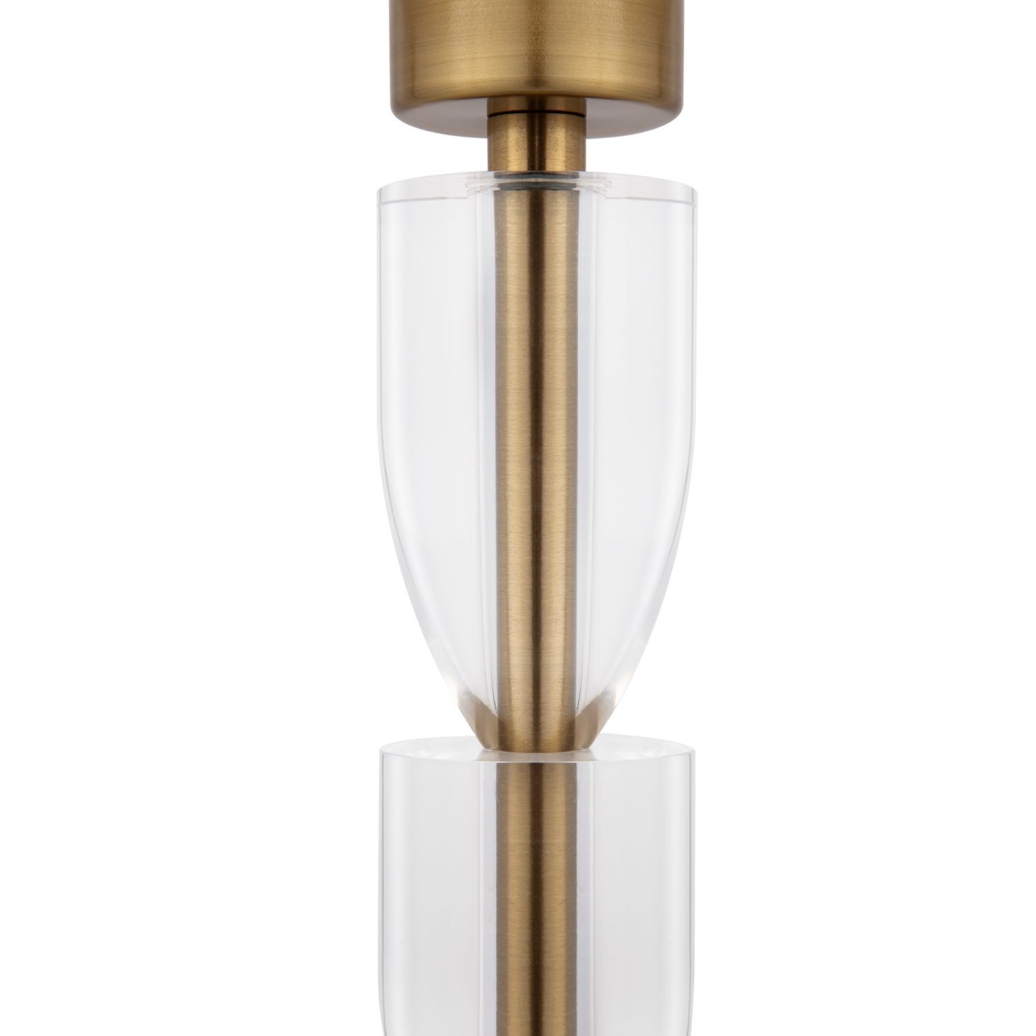 Lampe de chevet métal tissu E27 47 cm de haut ronde ROSA Lampe, Glas