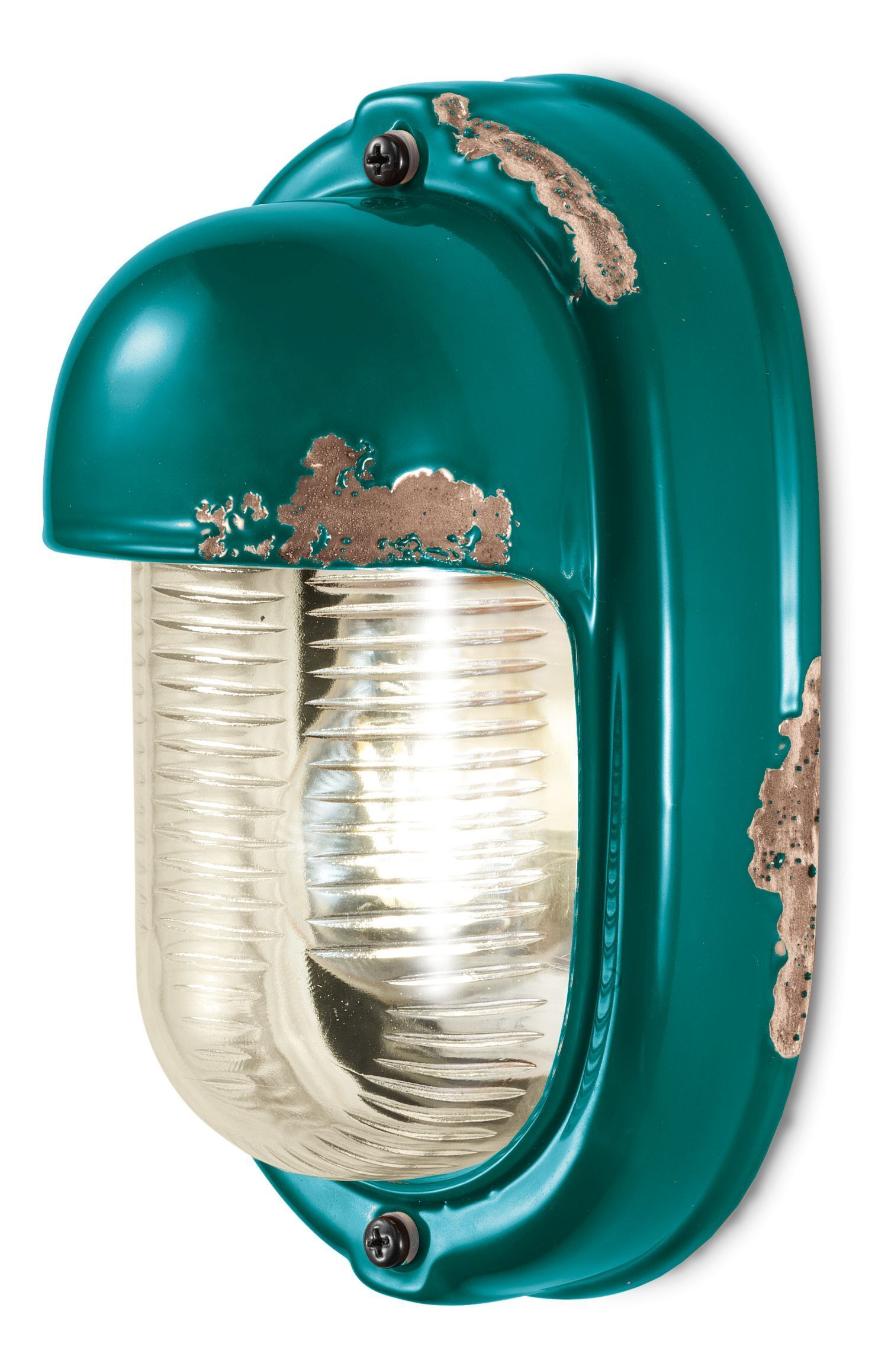 Lampe de salle de bain céramique verre H : 24 cm E27 Maritim