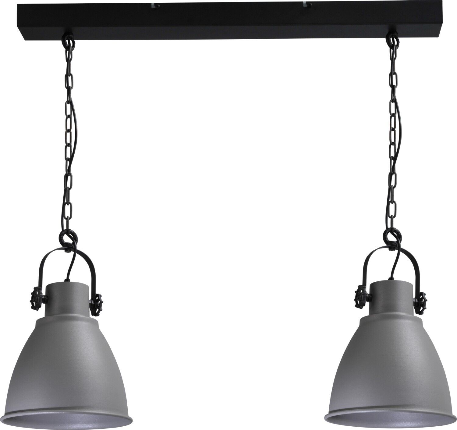 Lampe à suspendre industrielle Gris orientable Travail manuel