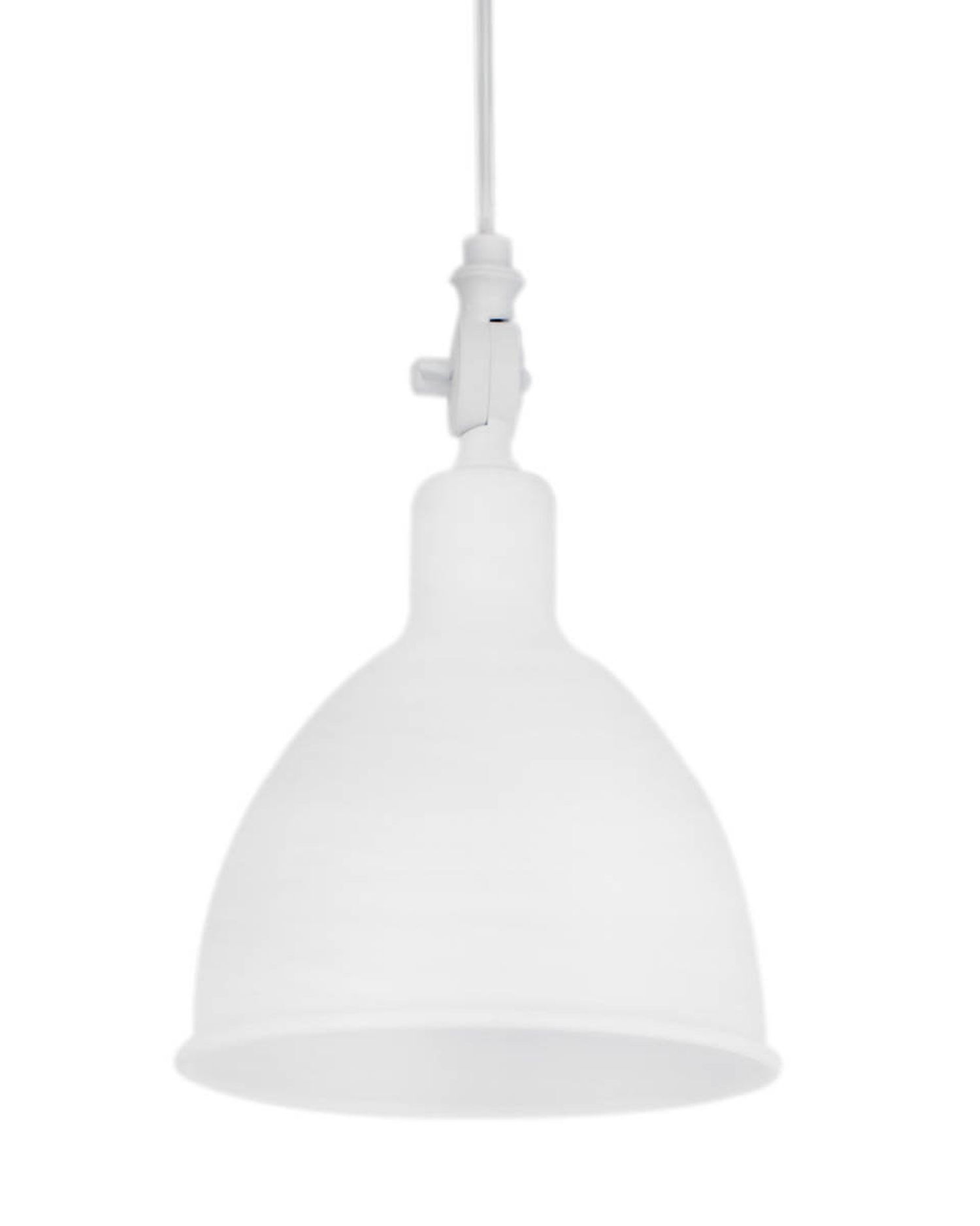 Lampe à suspendre Fiche Câble L : 17 cm H : max. 350 cm Blanc