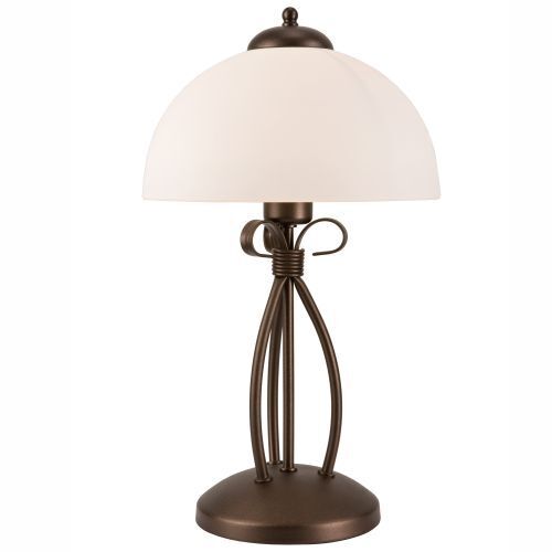 Lampe de table Marron Métal rond Lampe rustique