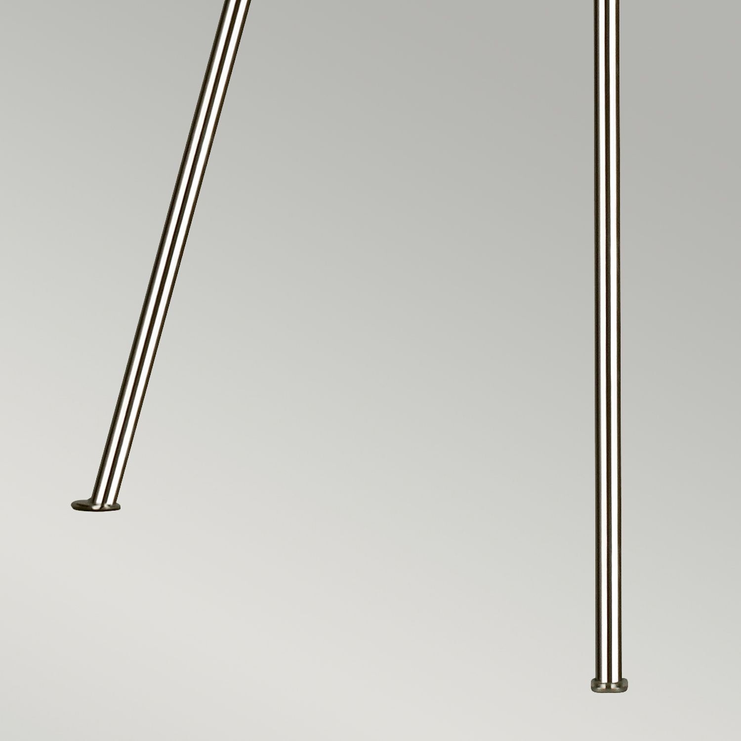 Lampadaire Trépied 140 cm petit métal tissu Moderne