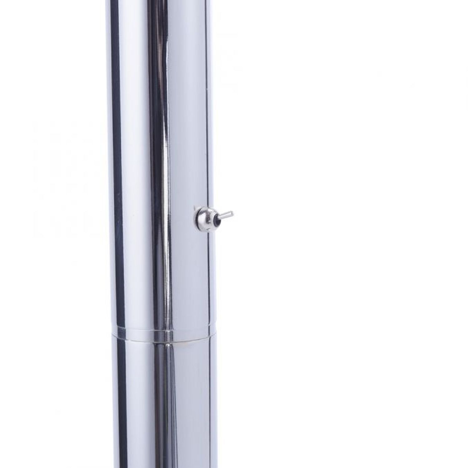 Lampe LED en arc chromée métal 6 W 733 lm 215 cm XXL