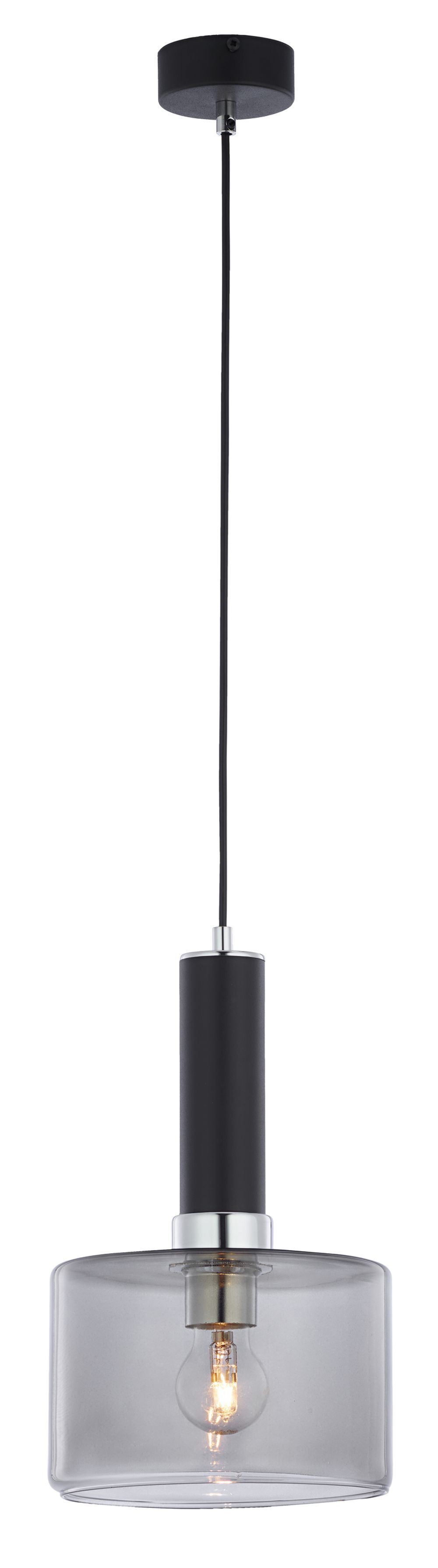 Lampe à suspendre métal verre simple Ø20cm rond Moderne