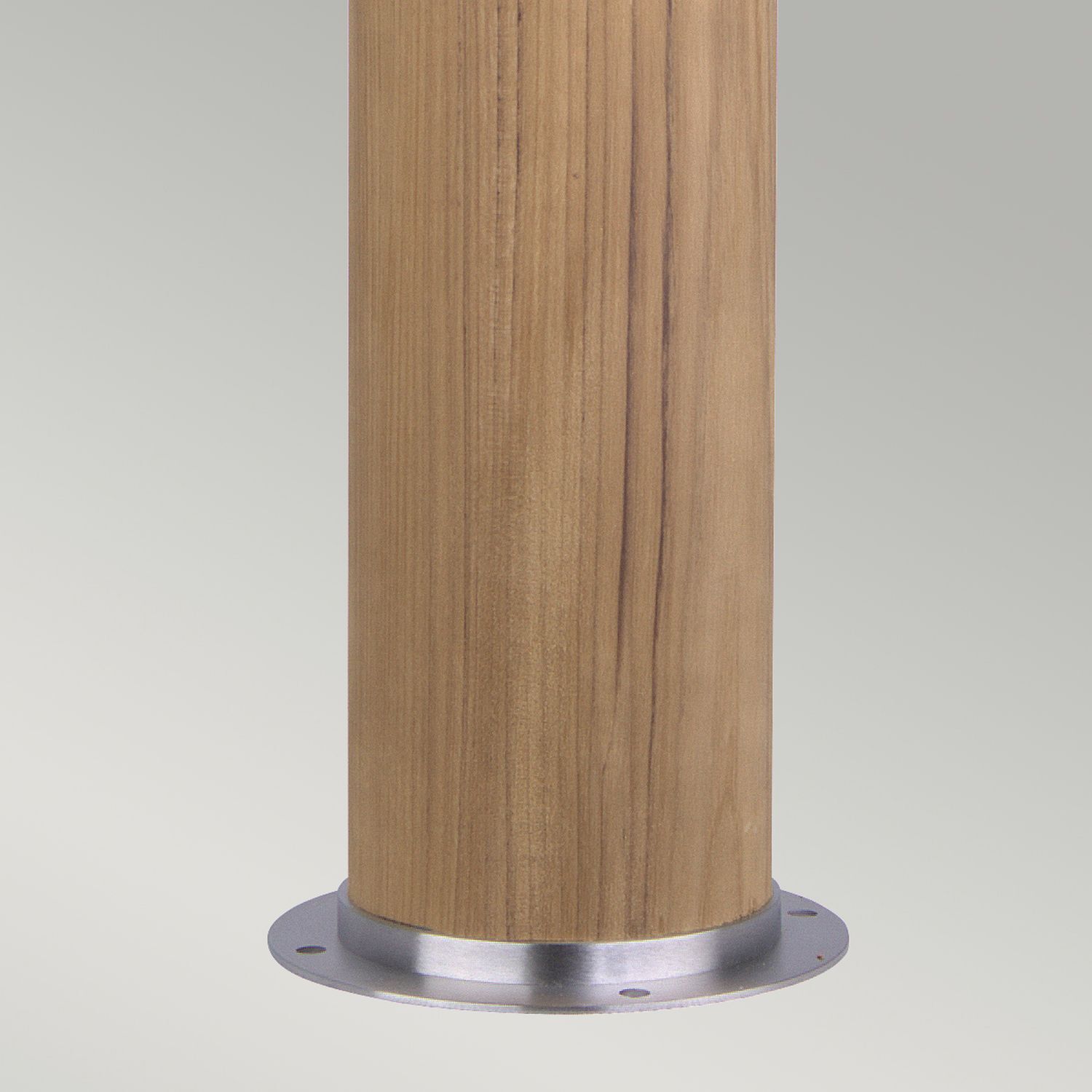 Borne lumineuse extérieure acier inoxydable bois 67cm Nordic IP55