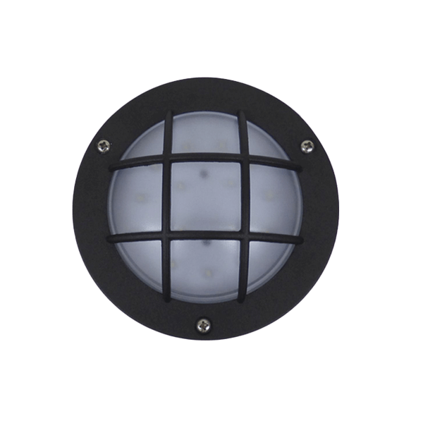 Appliques d'extérieur Noir LED, Lampe, Strahler, Gehäuse, Gitter