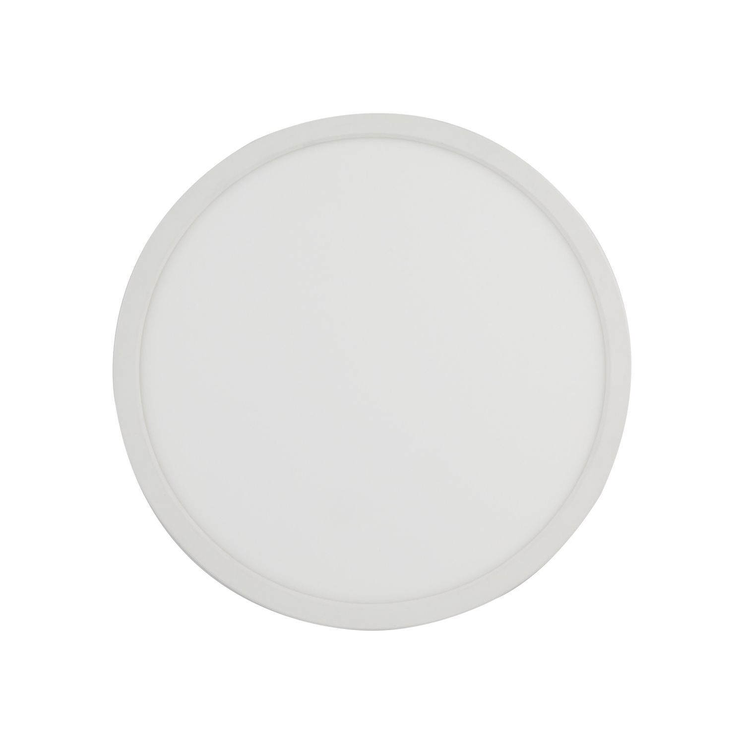 Plafonnier LED dimmable IP54 40 cm rond blanc 3 modes d'éclairage