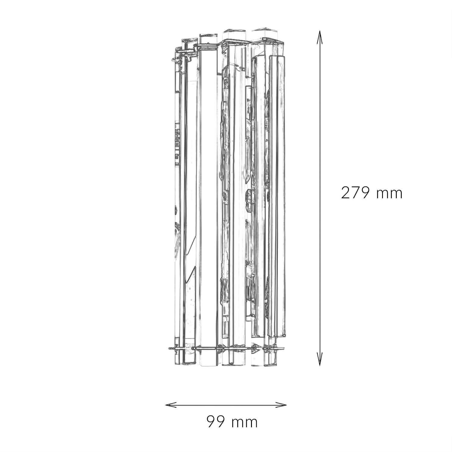 Lampe de salle de bain LED cristal verre IP44 design moderne