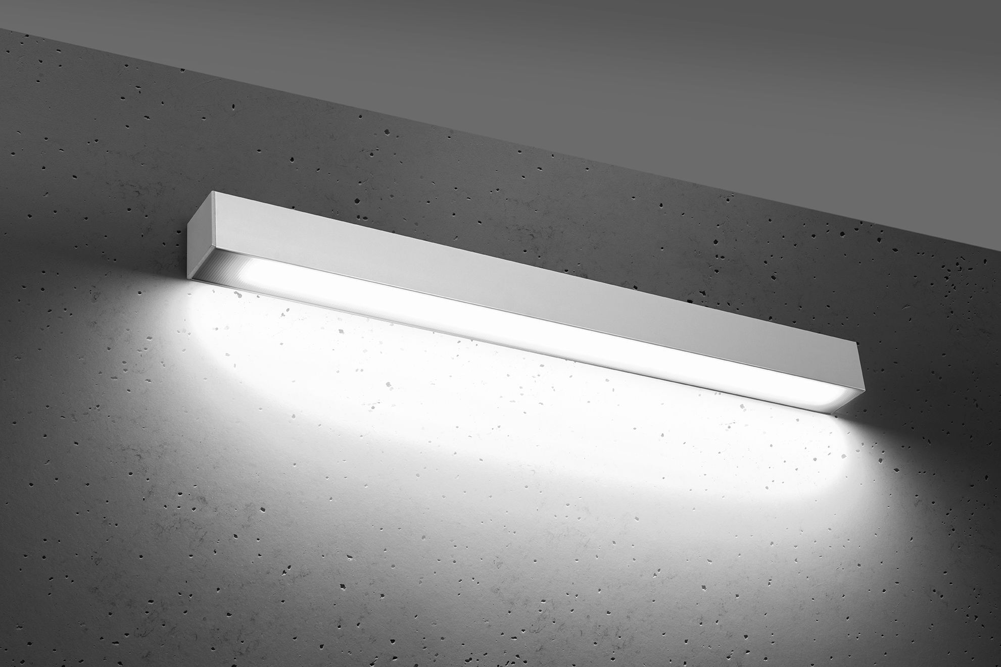 Applique LED blanche 67 cm de long 4000 K 2080 lm Downlight