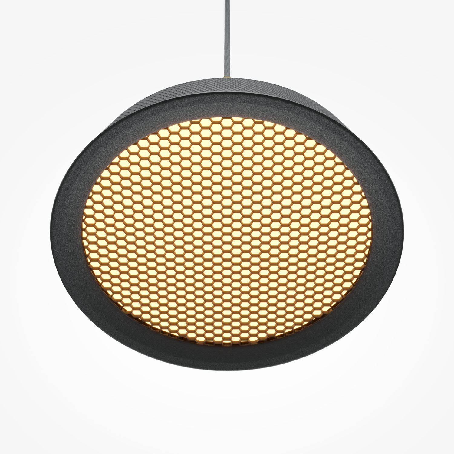 Lampe LED à suspendre aluminium 3000 K lumière blanc chaud 650 lm